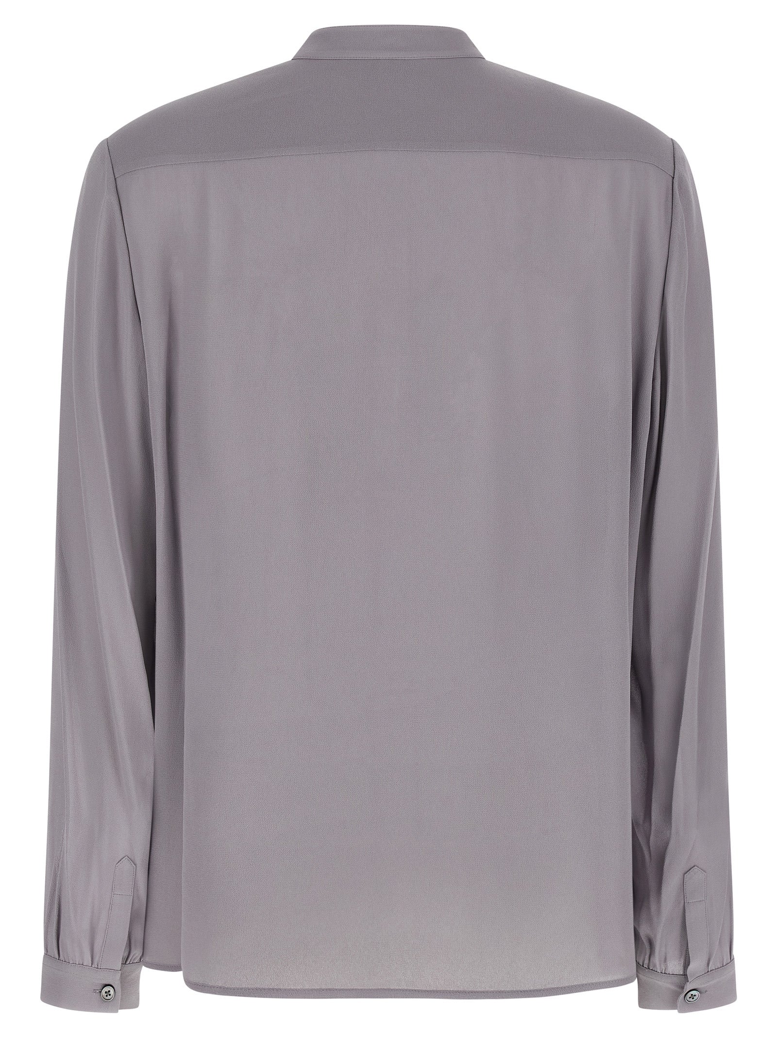 Tory Burch Graue Viskose-Bluse