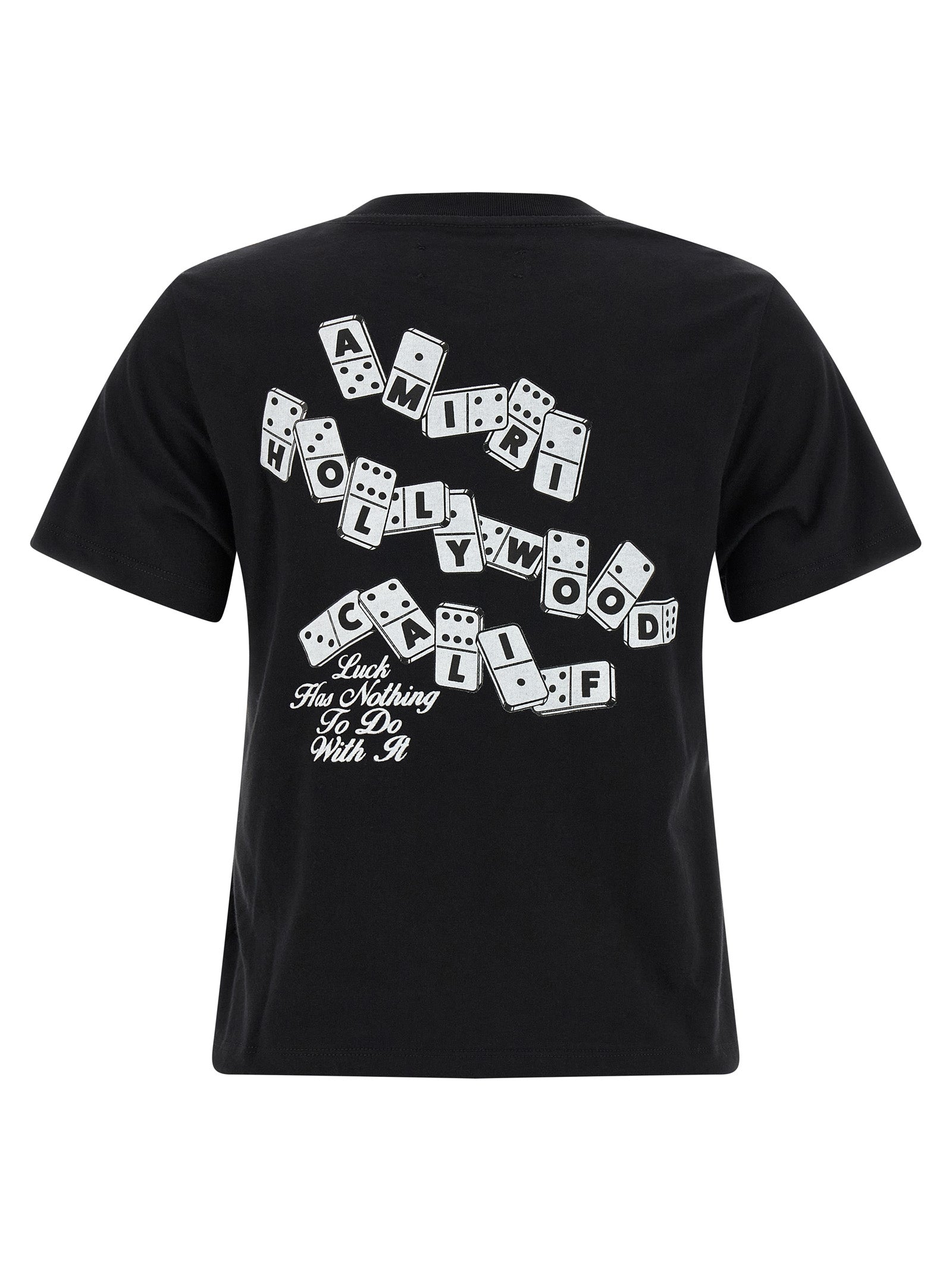 Amiri Schwarzes Baumwoll-T-Shirt