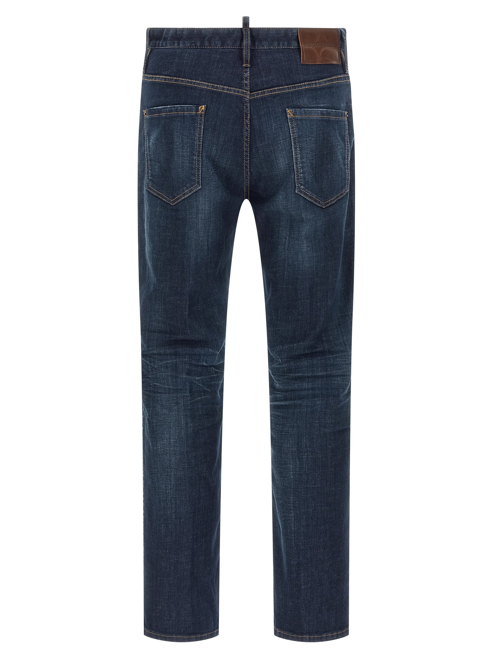 Dsquared² Blaue Jeans aus Baumwolle im geraden Schnitt