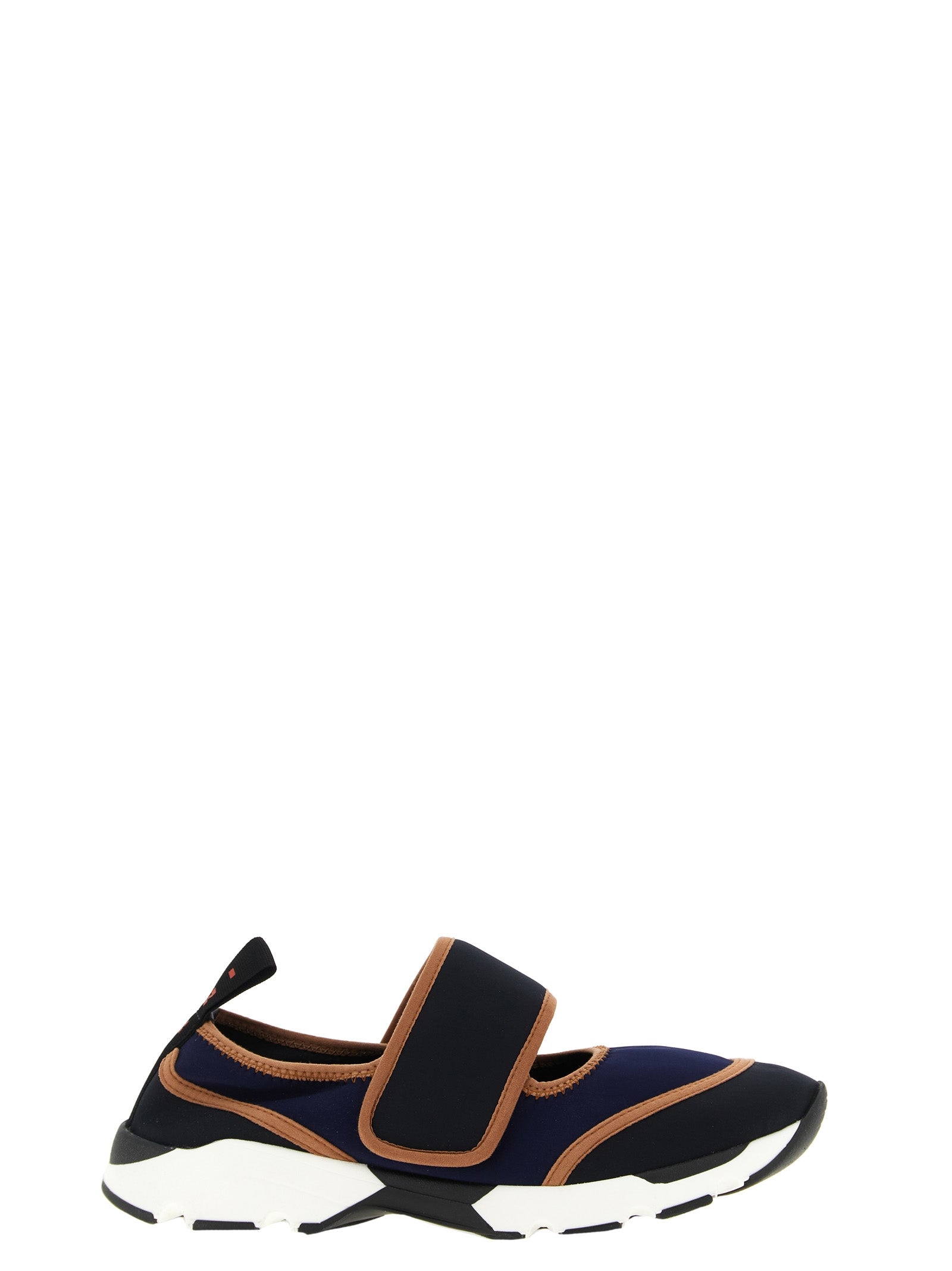 Marni Blaue Kalbsleder Bos Taurus Athletic Sneaker
