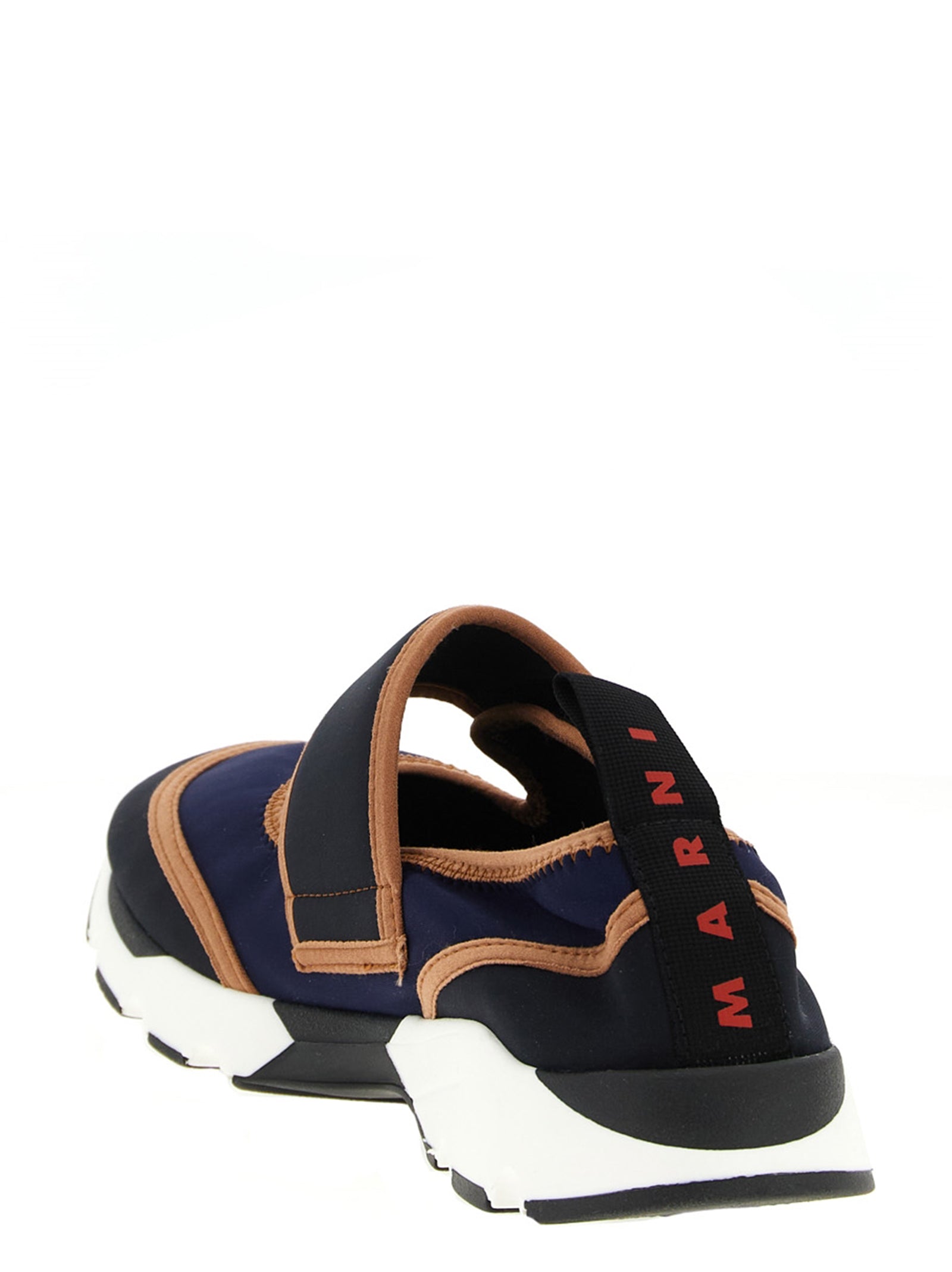 Marni Blaue Kalbsleder Bos Taurus Athletic Sneaker