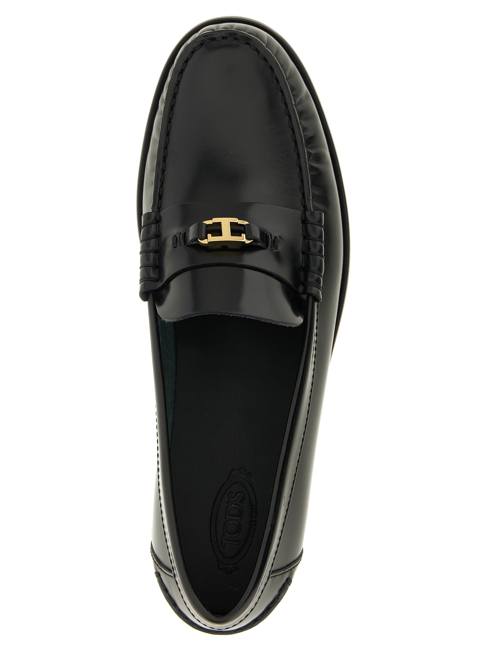 Tod's Schwarze Loafer aus Kalbsleder zum Hineinschlüpfen