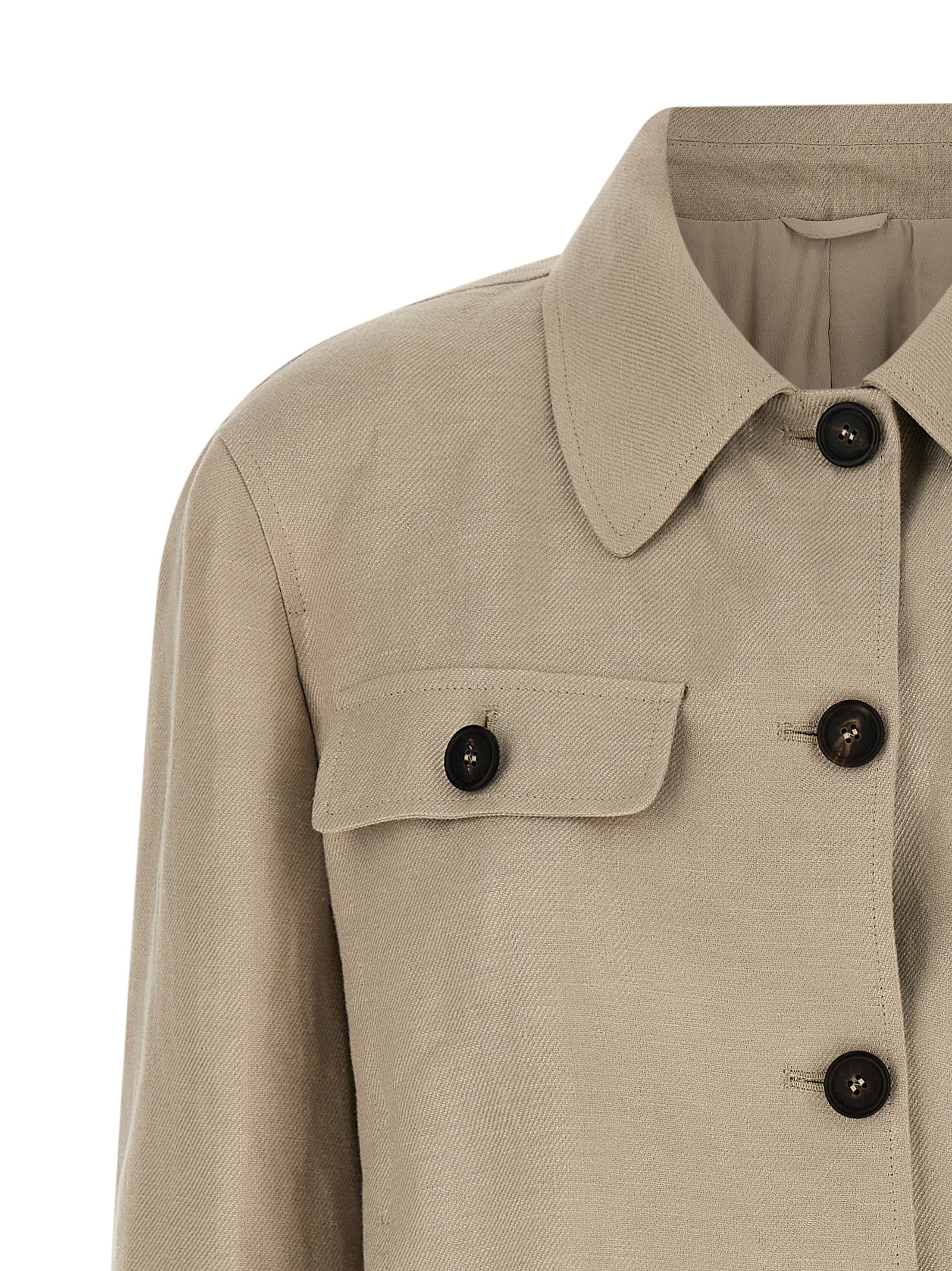 Brunello Cucinelli Beige Leinenblazer