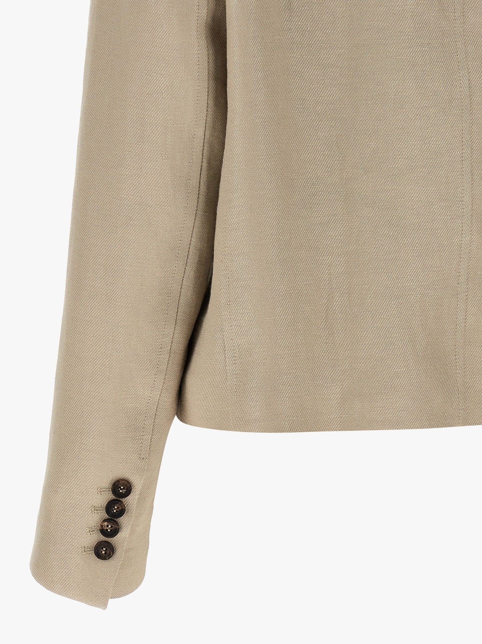 Brunello Cucinelli Beige Leinenblazer