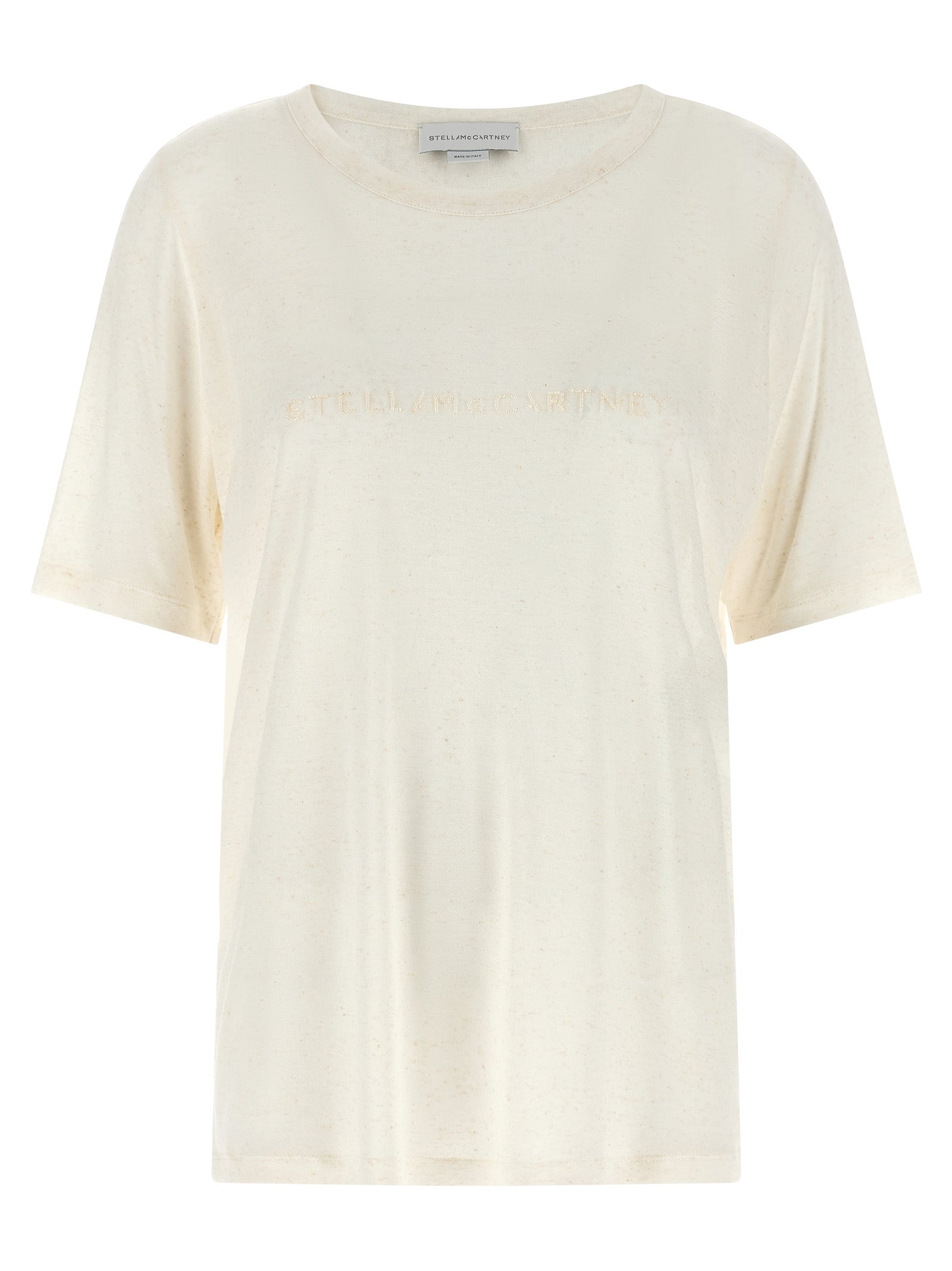 Stella McCartney Weißes Viskose-T-Shirt