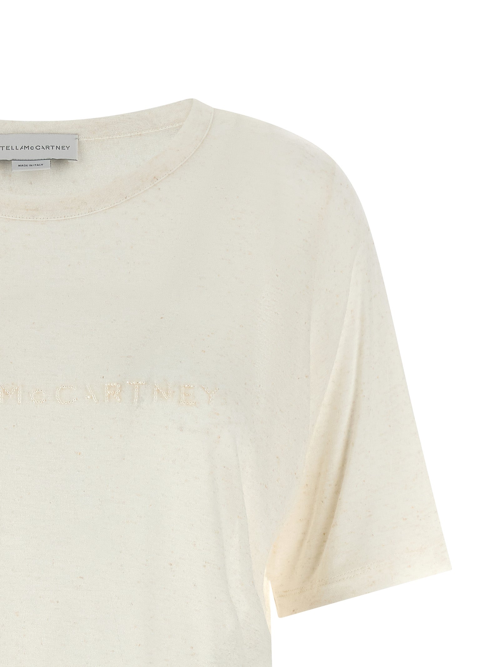 Stella McCartney Weißes Viskose-T-Shirt