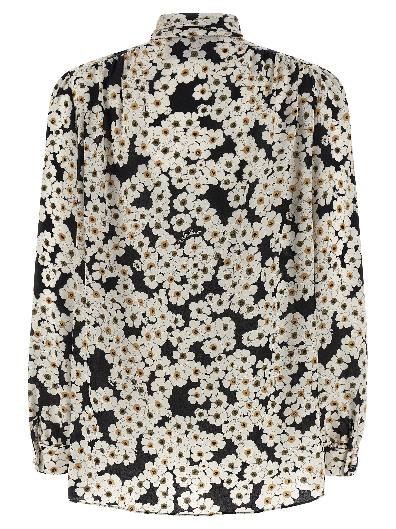 Valentino Garavani Zweifarbige Seidenbluse
