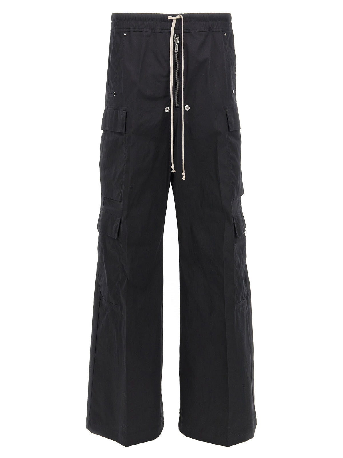 Rick Owens Schwarze Cargo-Hose aus Baumwolle