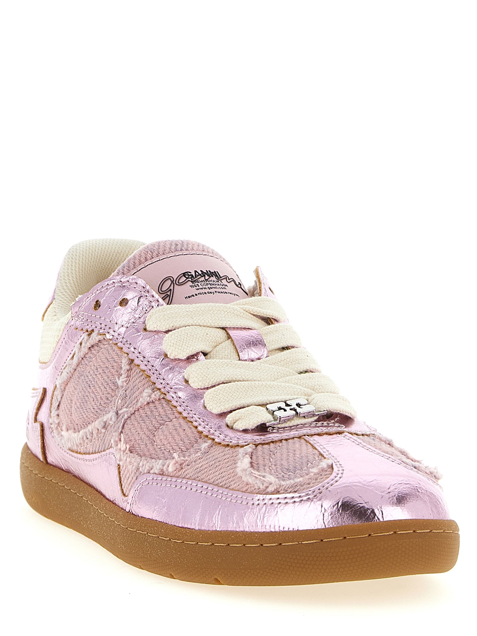 Ganni Mehrfarbige Low-Top-Sneaker aus Polyethylen