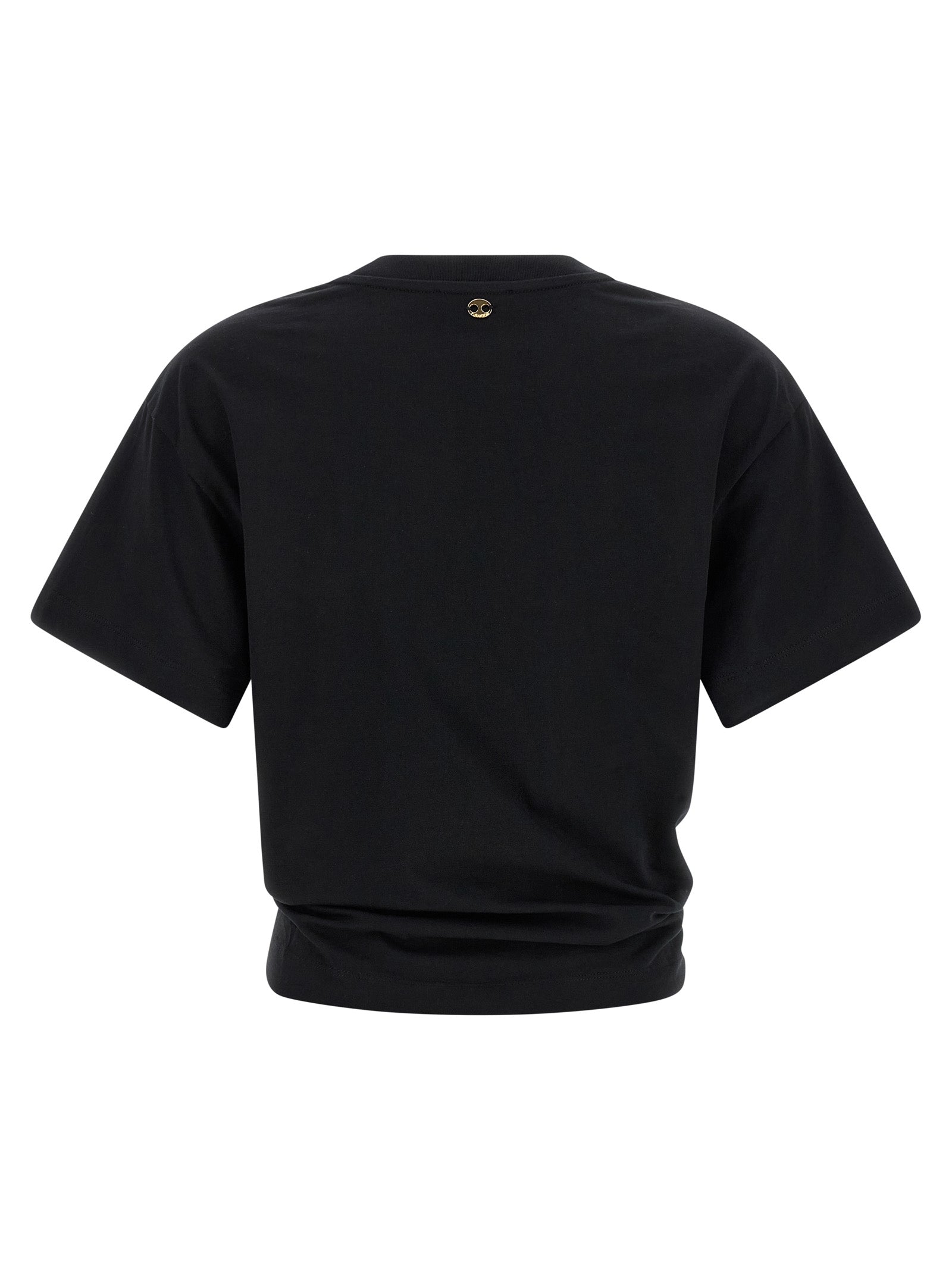 Paco Rabanne Schwarzes Baumwoll-T-Shirt