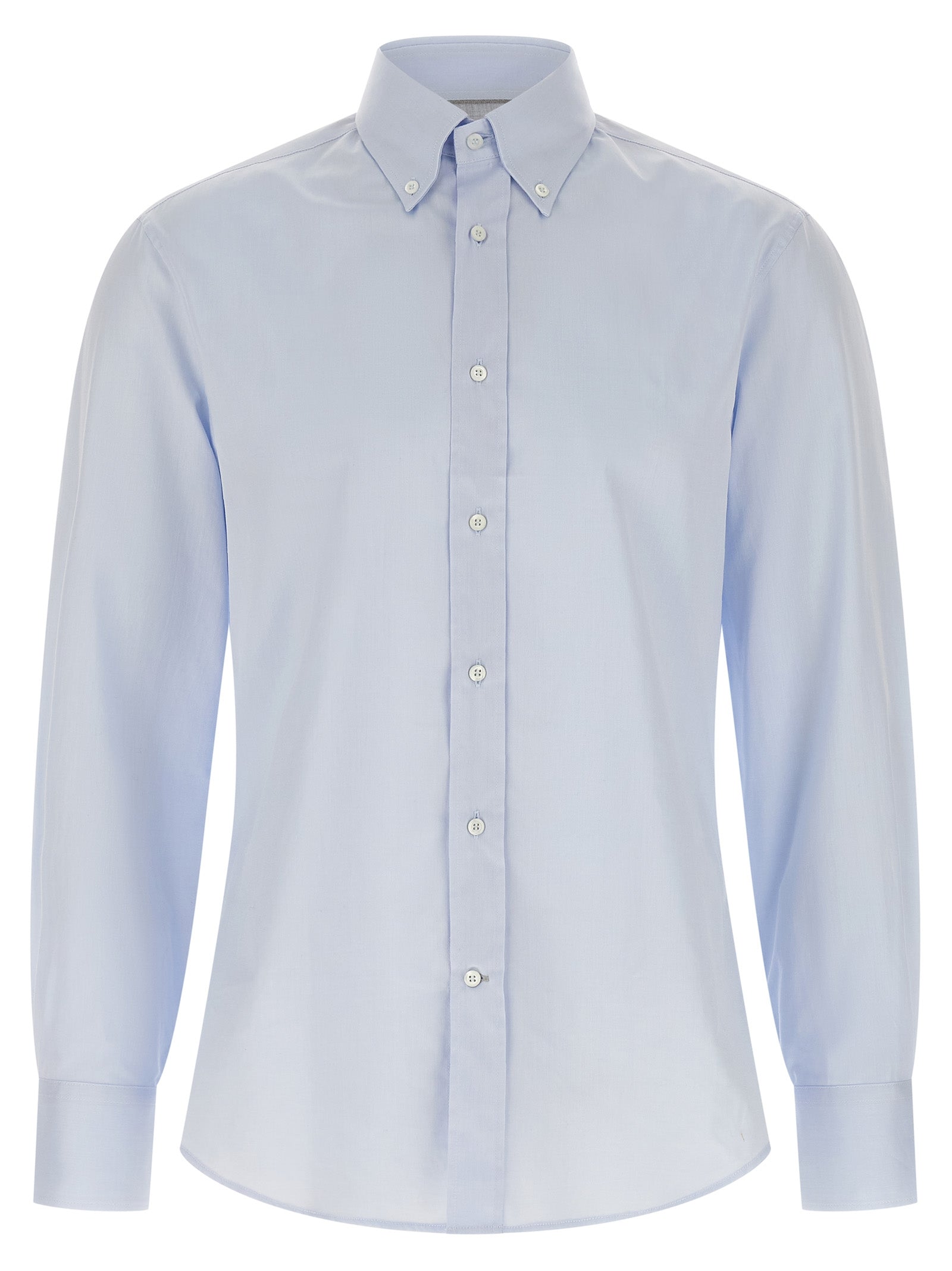 Brunello Cucinelli Blaue Baumwollbluse