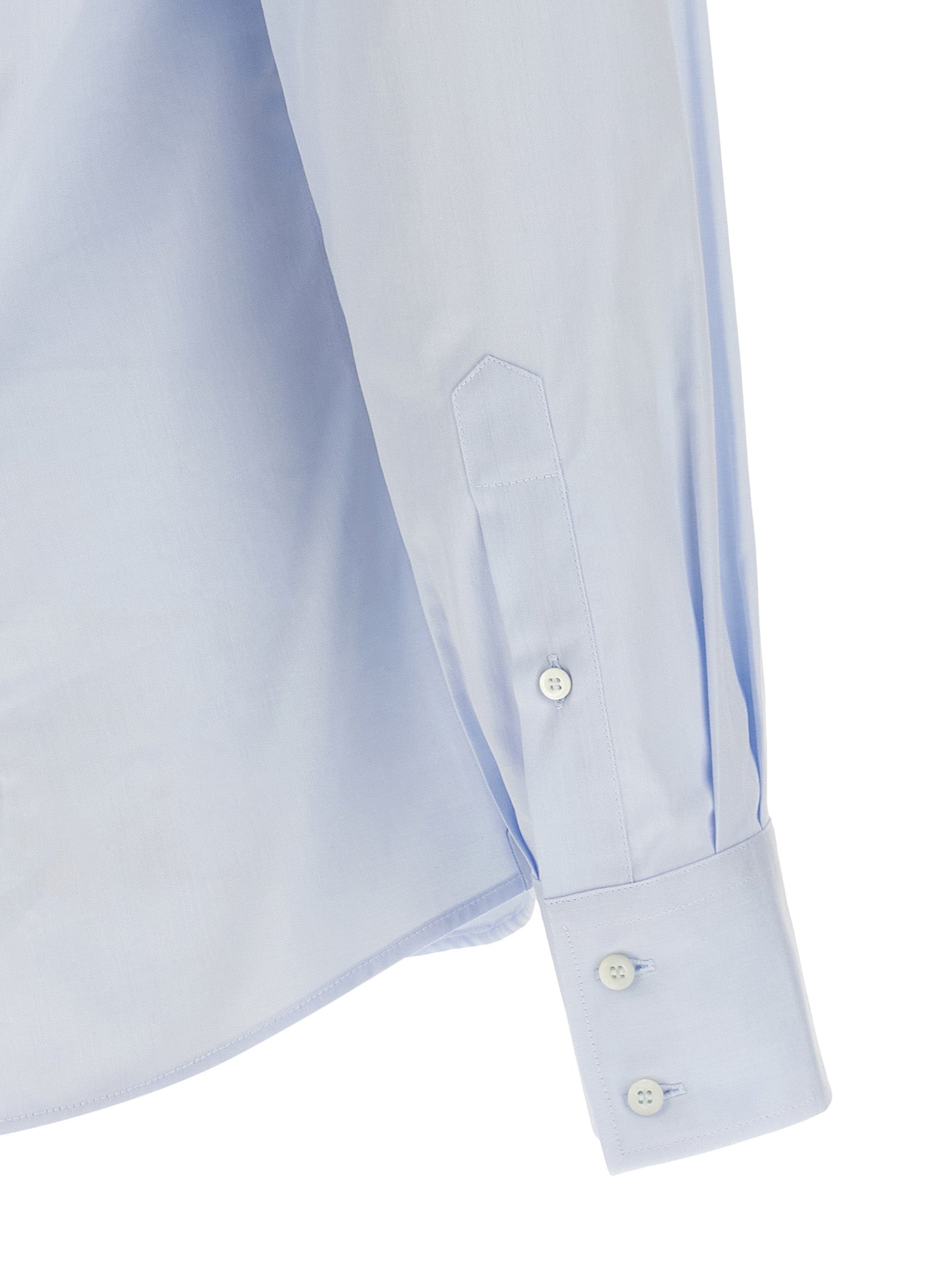 Brunello Cucinelli Blaue Baumwollbluse