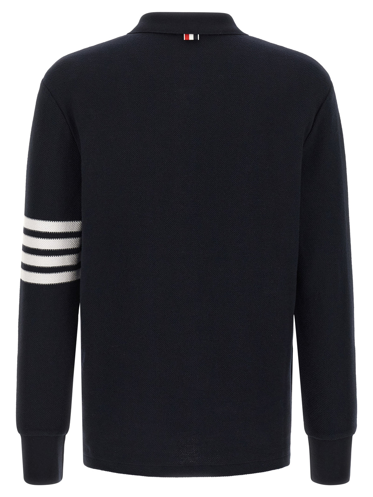 Thom Browne Blaues Baumwoll-Polohemd
