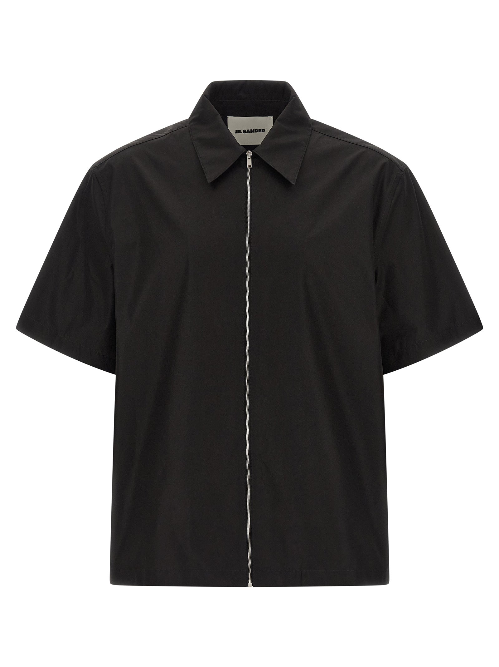 Jil Sander Schwarze Baumwollbluse