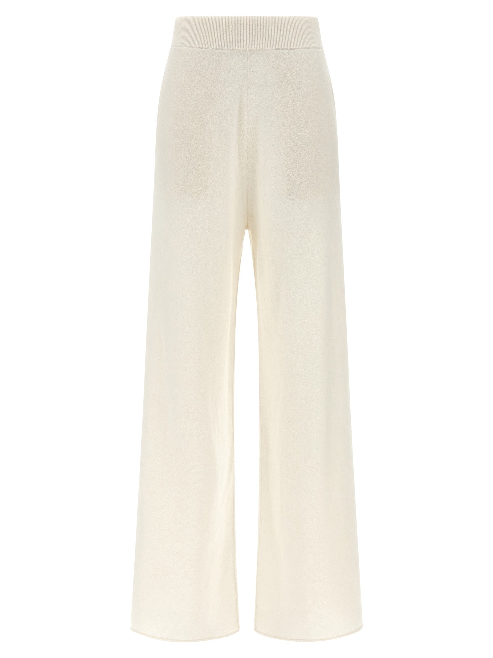 Max Mara Weiße Kaschmir-Freizeithose