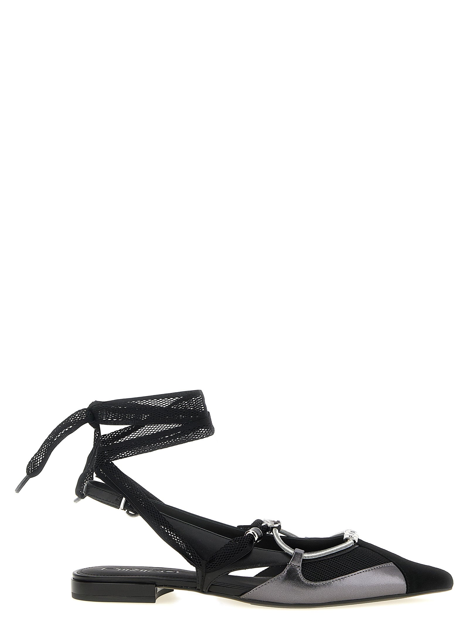 PINKO Schwarze Ballerinas aus Leder