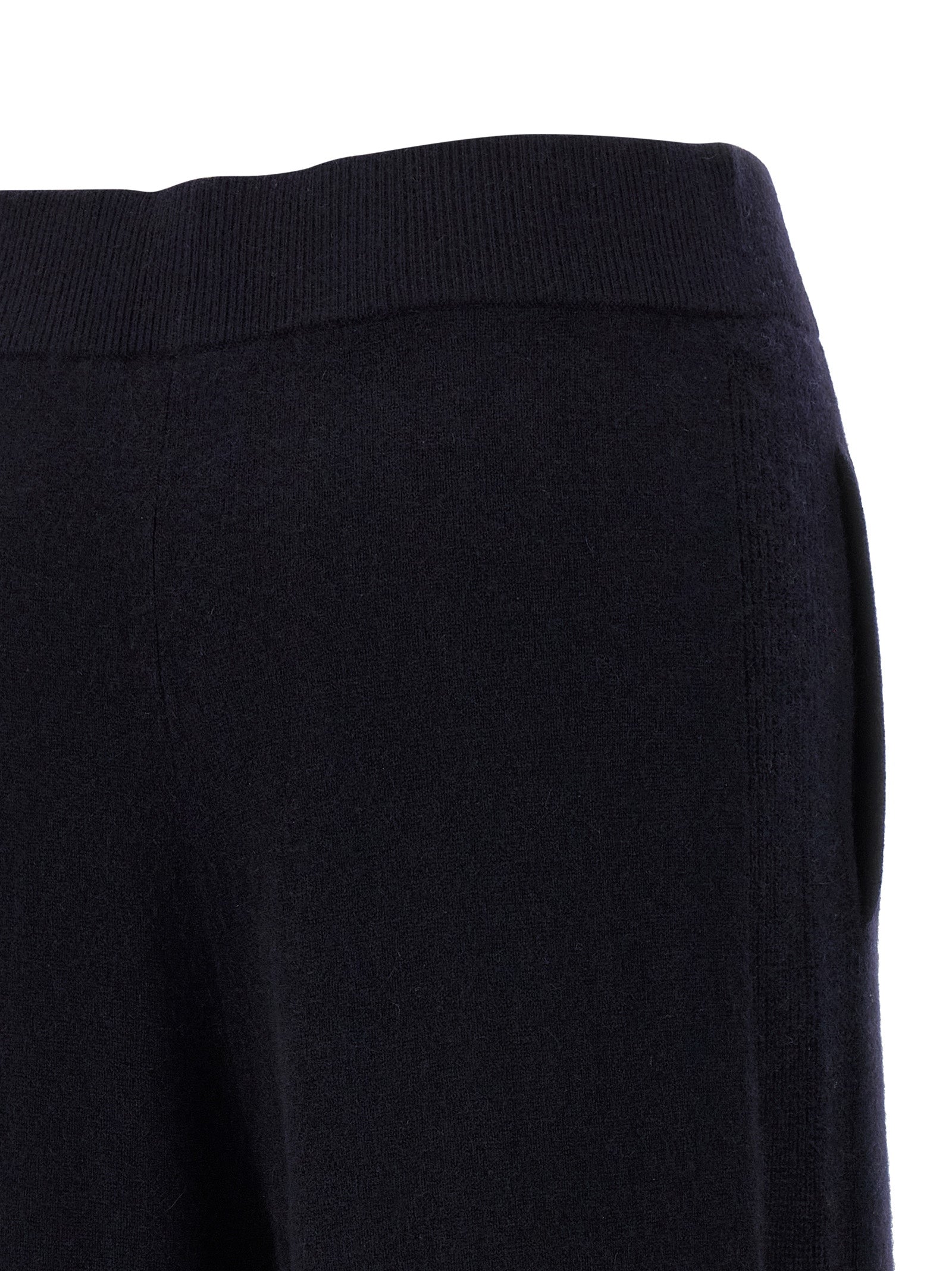 Max Mara Blaue Kaschmir-Freizeithose