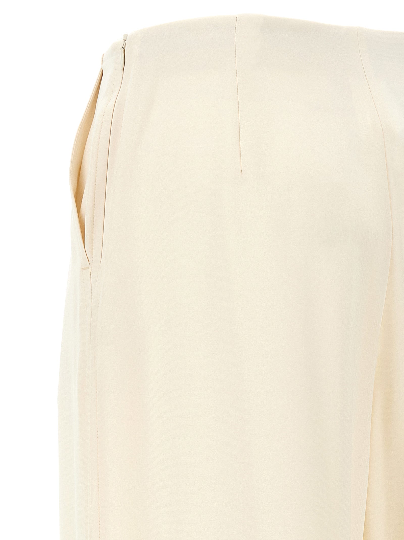 Max Mara Weiße Seidenhose für den Alltag