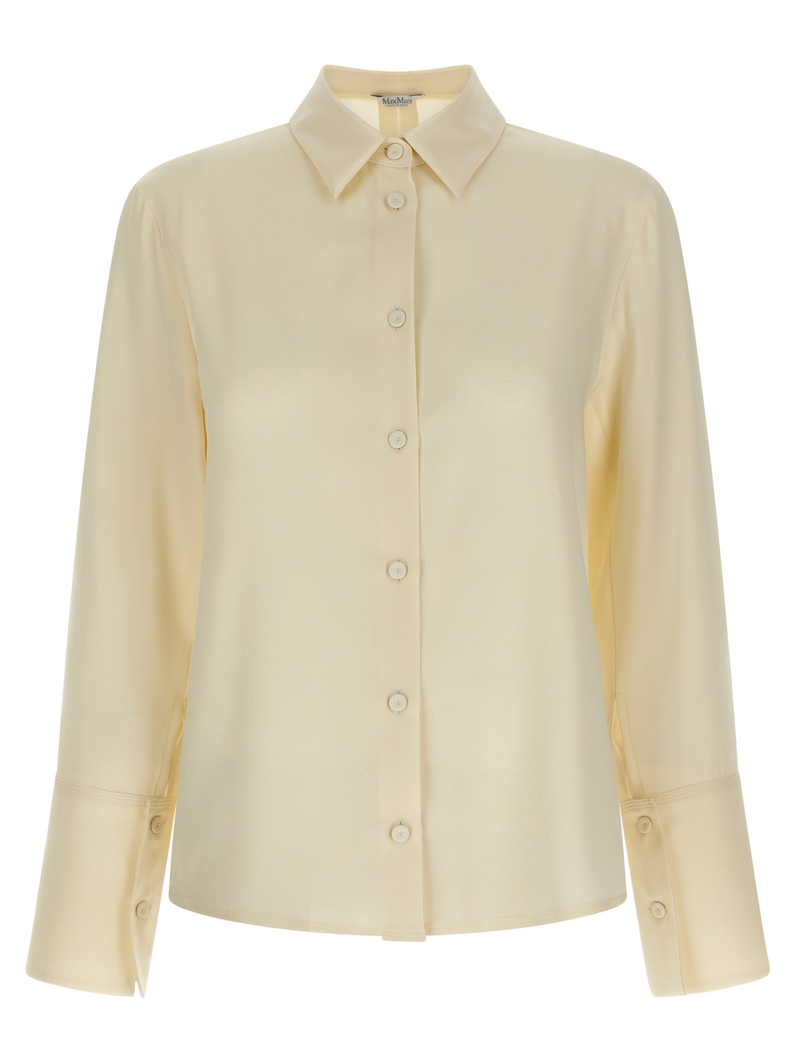 Max Mara Seidenbluse in Weiß