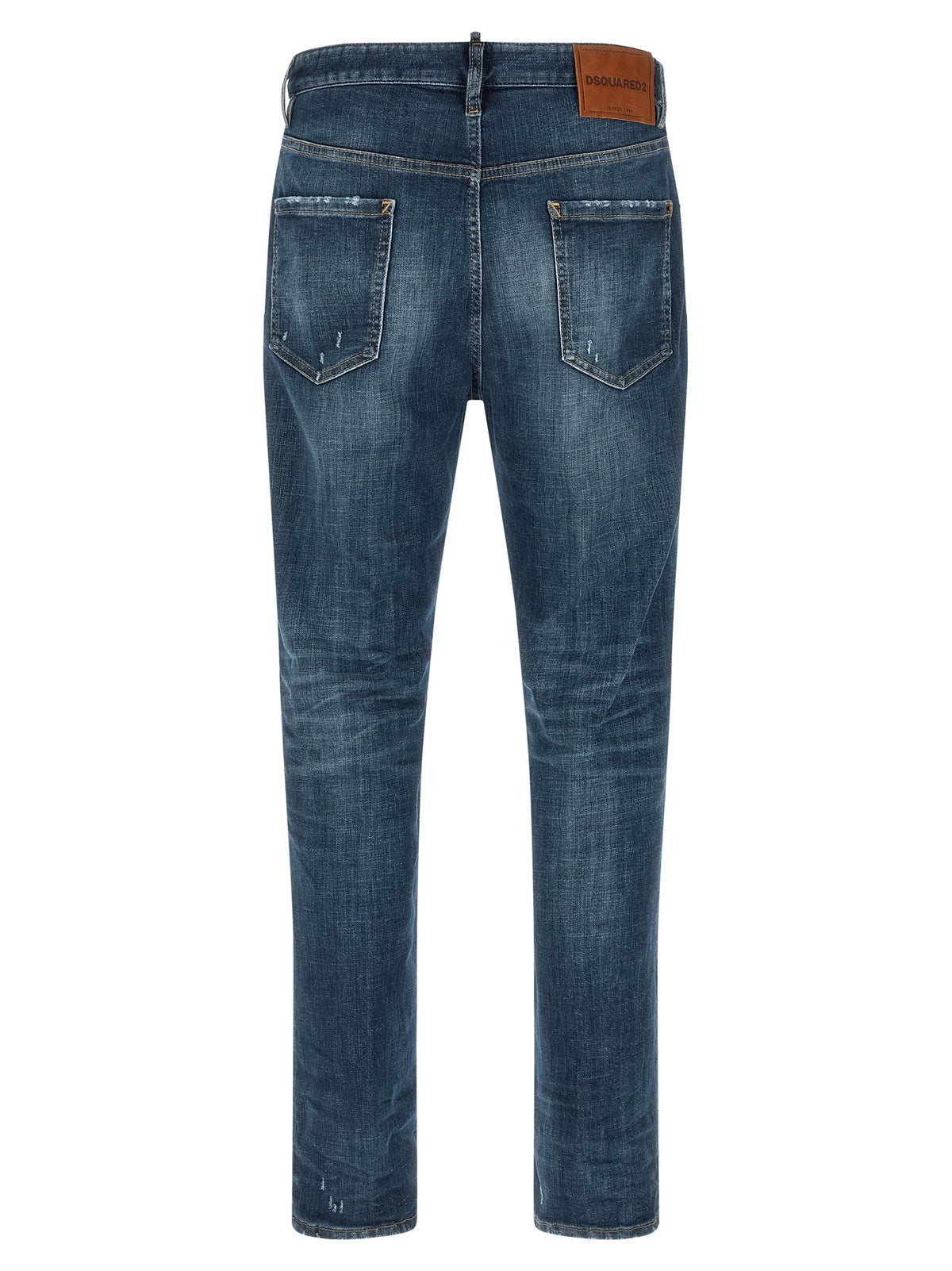 Dsquared² Blaue Jeans aus Baumwolle im geraden Schnitt