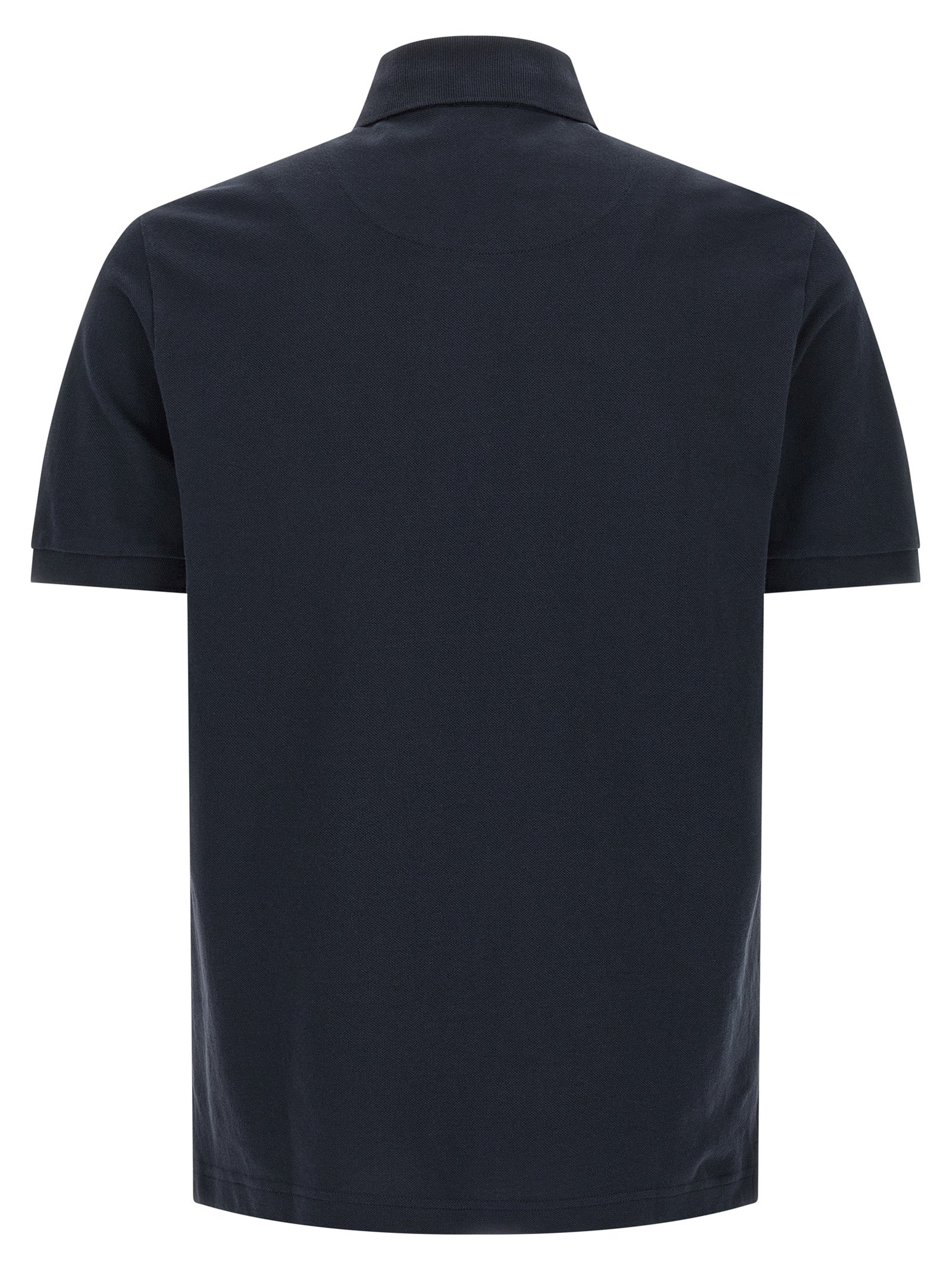 Etro Blaues Baumwoll-Polohemd