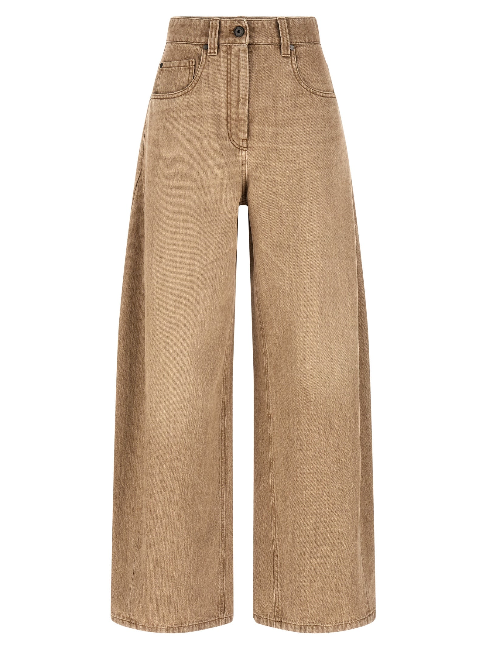 Brunello Cucinelli Beige Baumwolljeans Denim