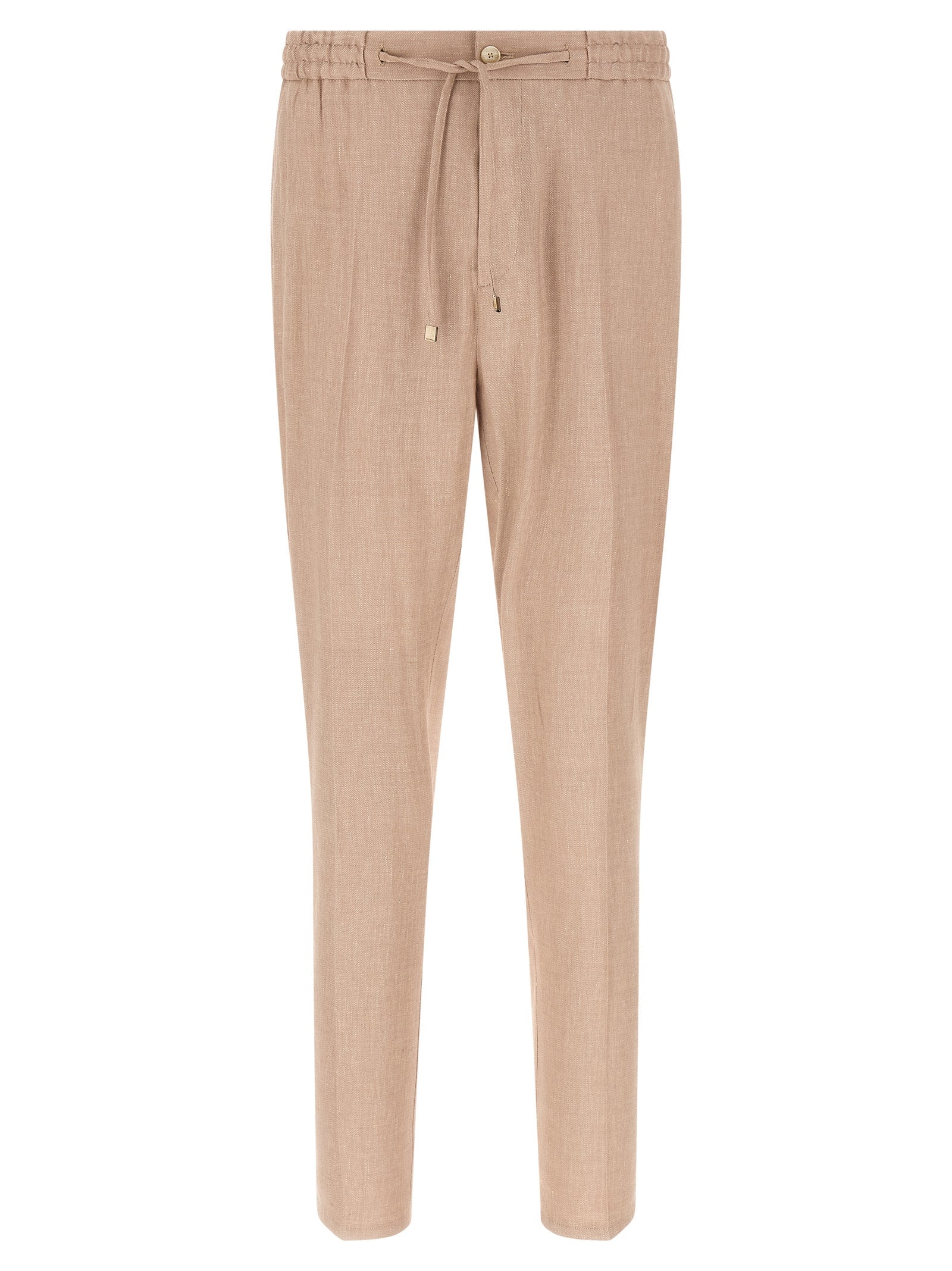 Etro Beige Leinen-Jogginghose (Trainingshose)