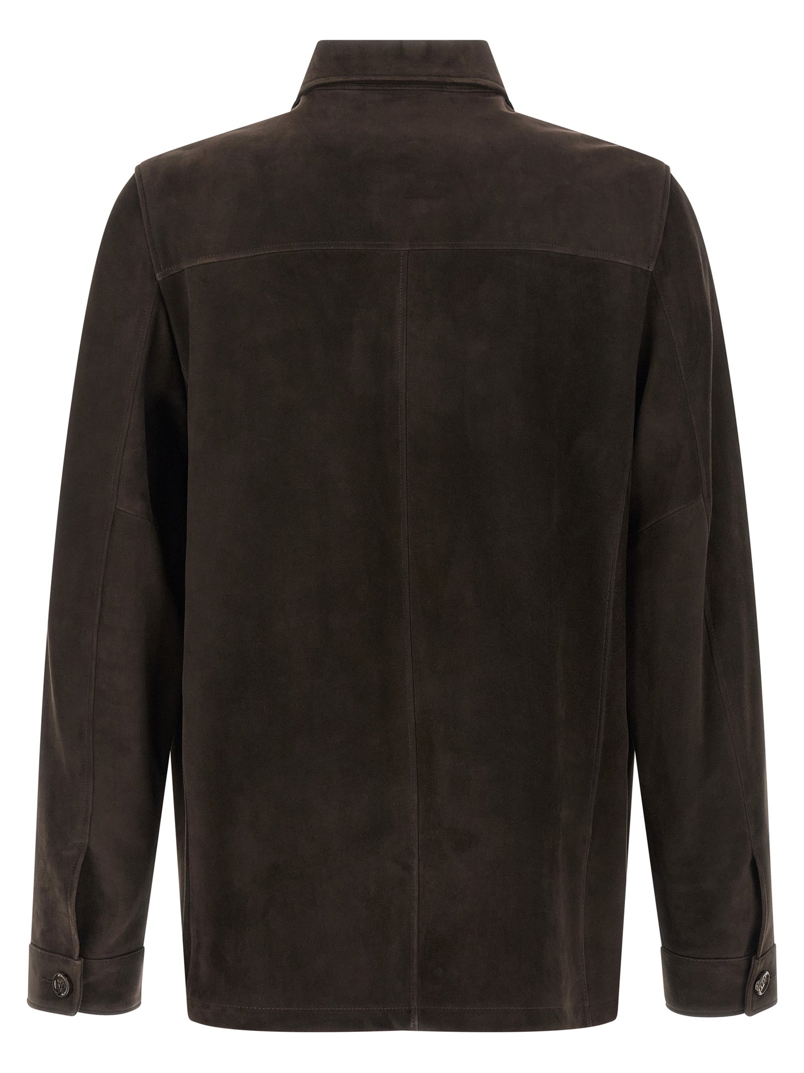 MooRER Braune Lammlederjacke