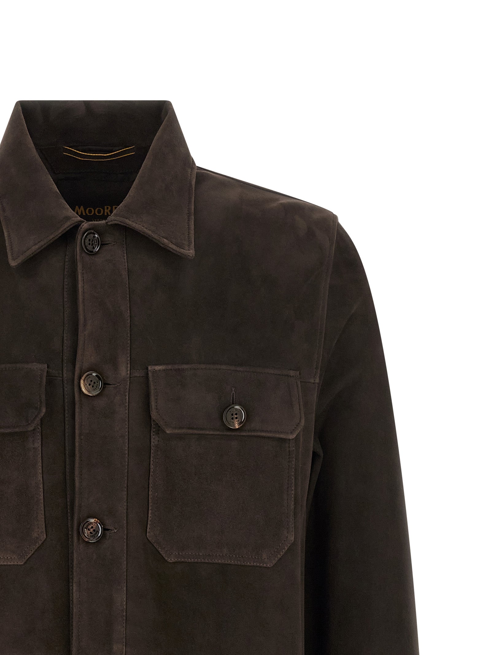 MooRER Braune Lammlederjacke