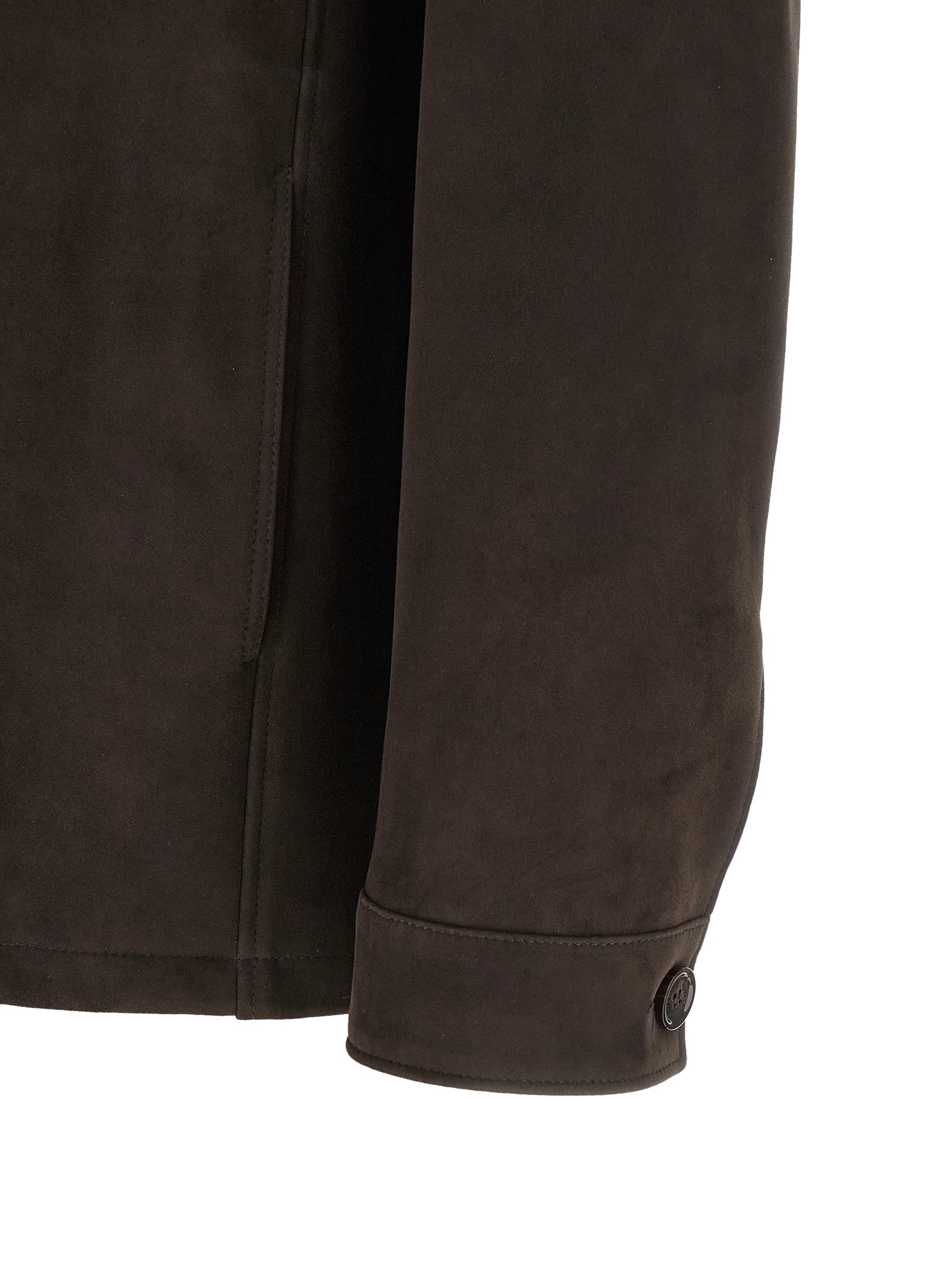 MooRER Braune Lammlederjacke