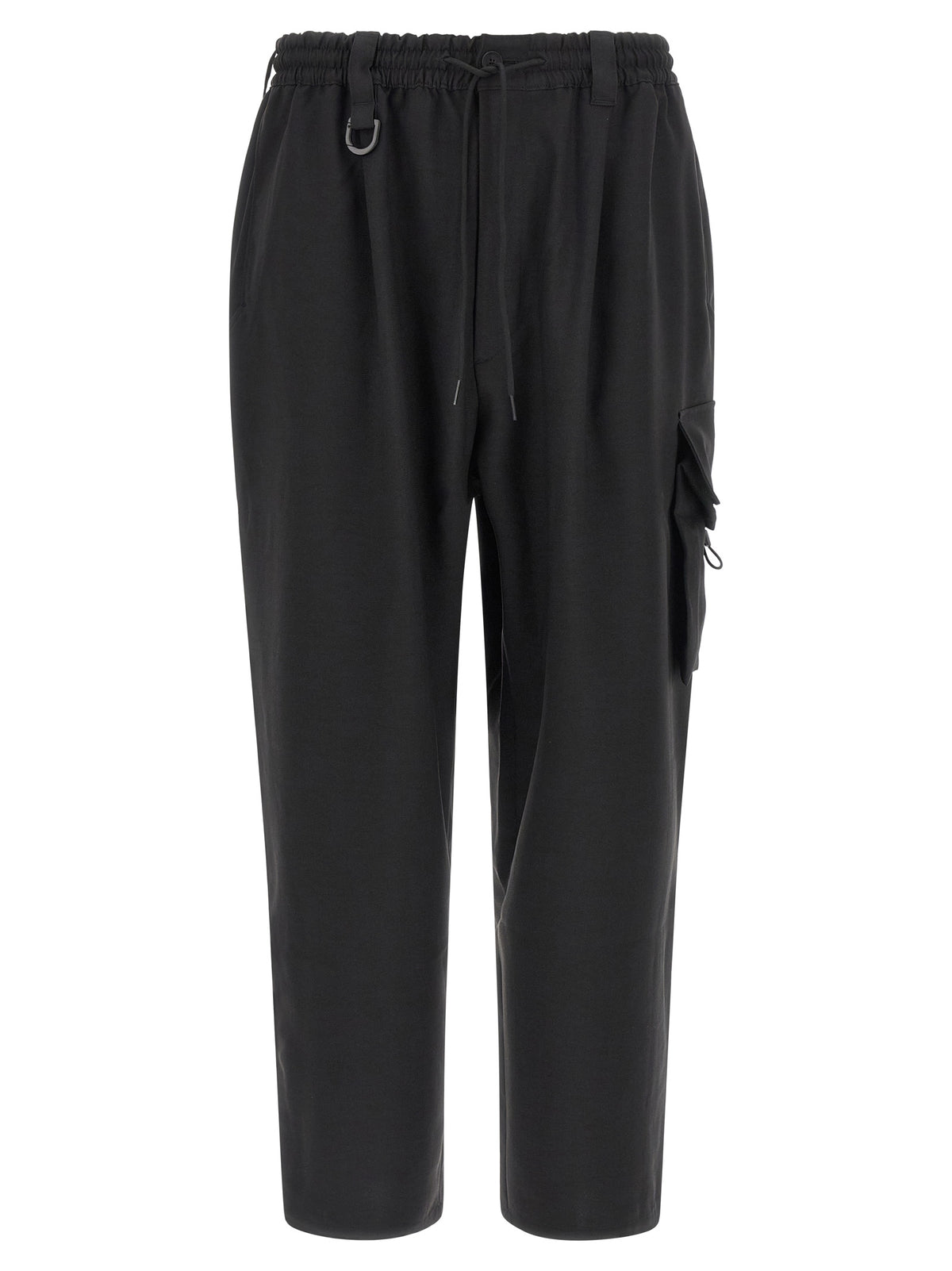 Y-3 Schwarze Cargohose aus Polyester