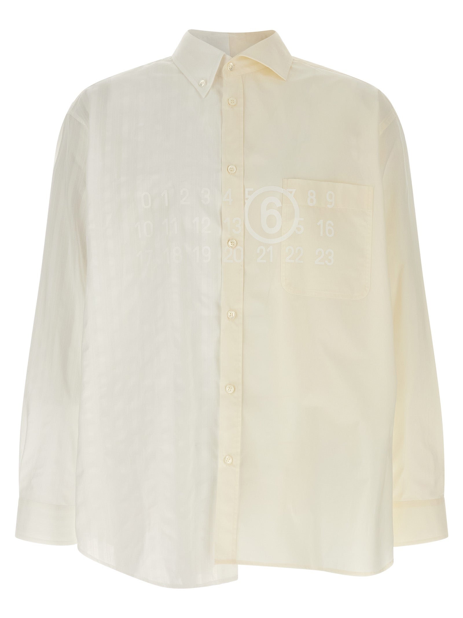 MM6 Maison Margiela Mehrfarbige Baumwollbluse