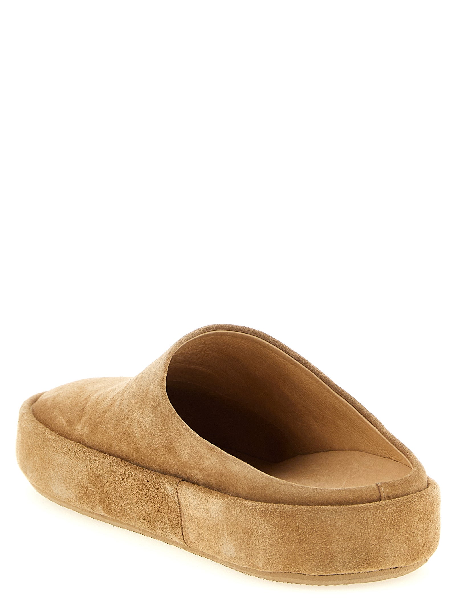 Marsell Mules aus beigem Kalbsleder