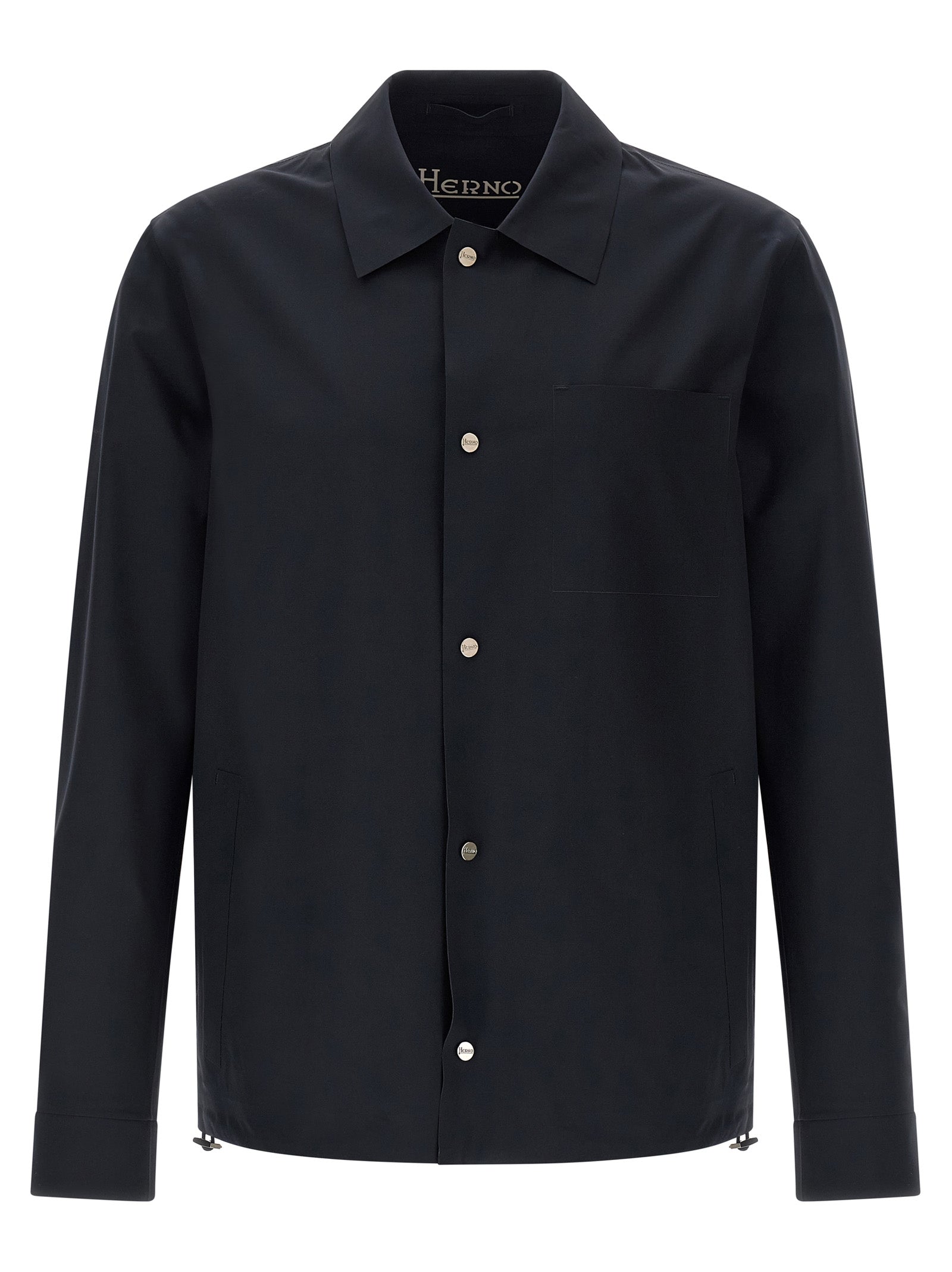 Herno Blaue Shell-Jacke aus Polyamid