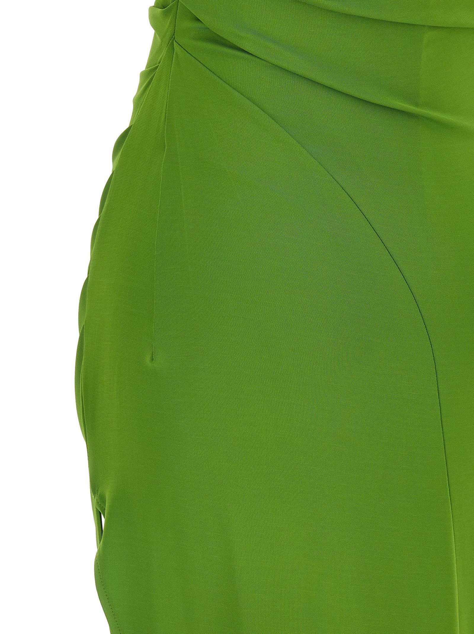 Elisabetta Franchi Zweifarbige Viskose-Maxikleid