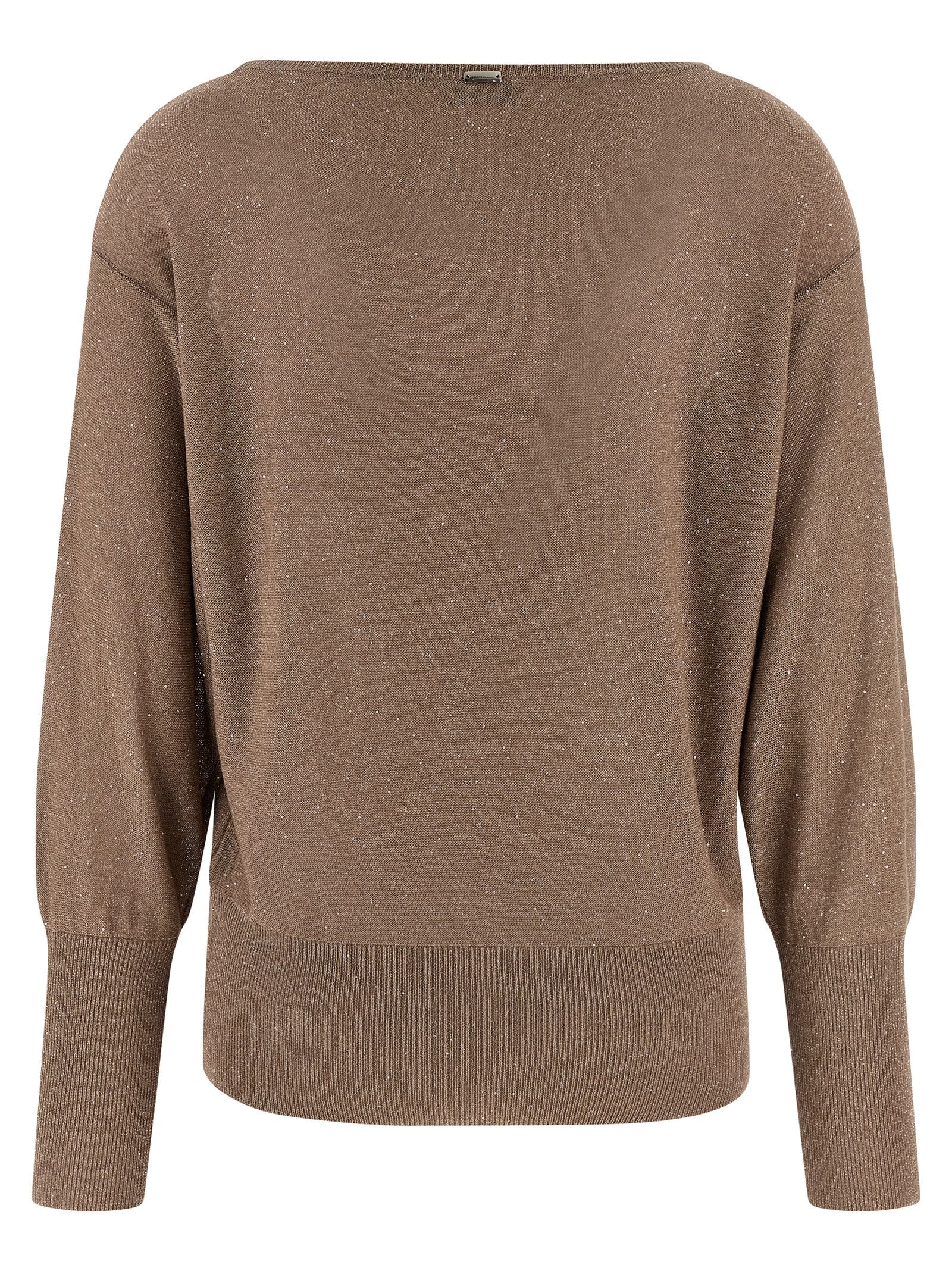 Herno Brauner Viskose-Cardigan