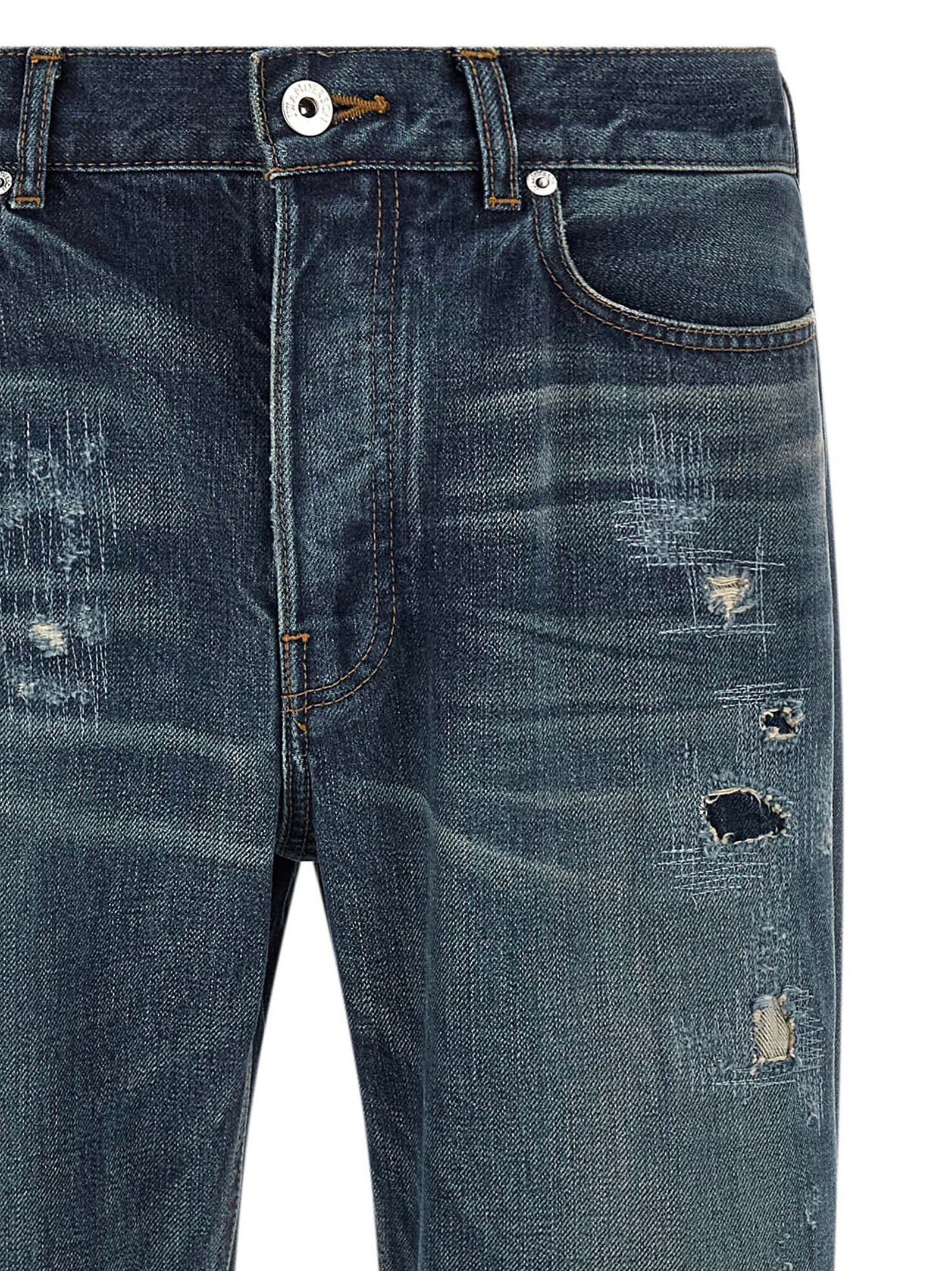 J.W.Anderson Blaue Jeans aus Baumwolle im geraden Schnitt