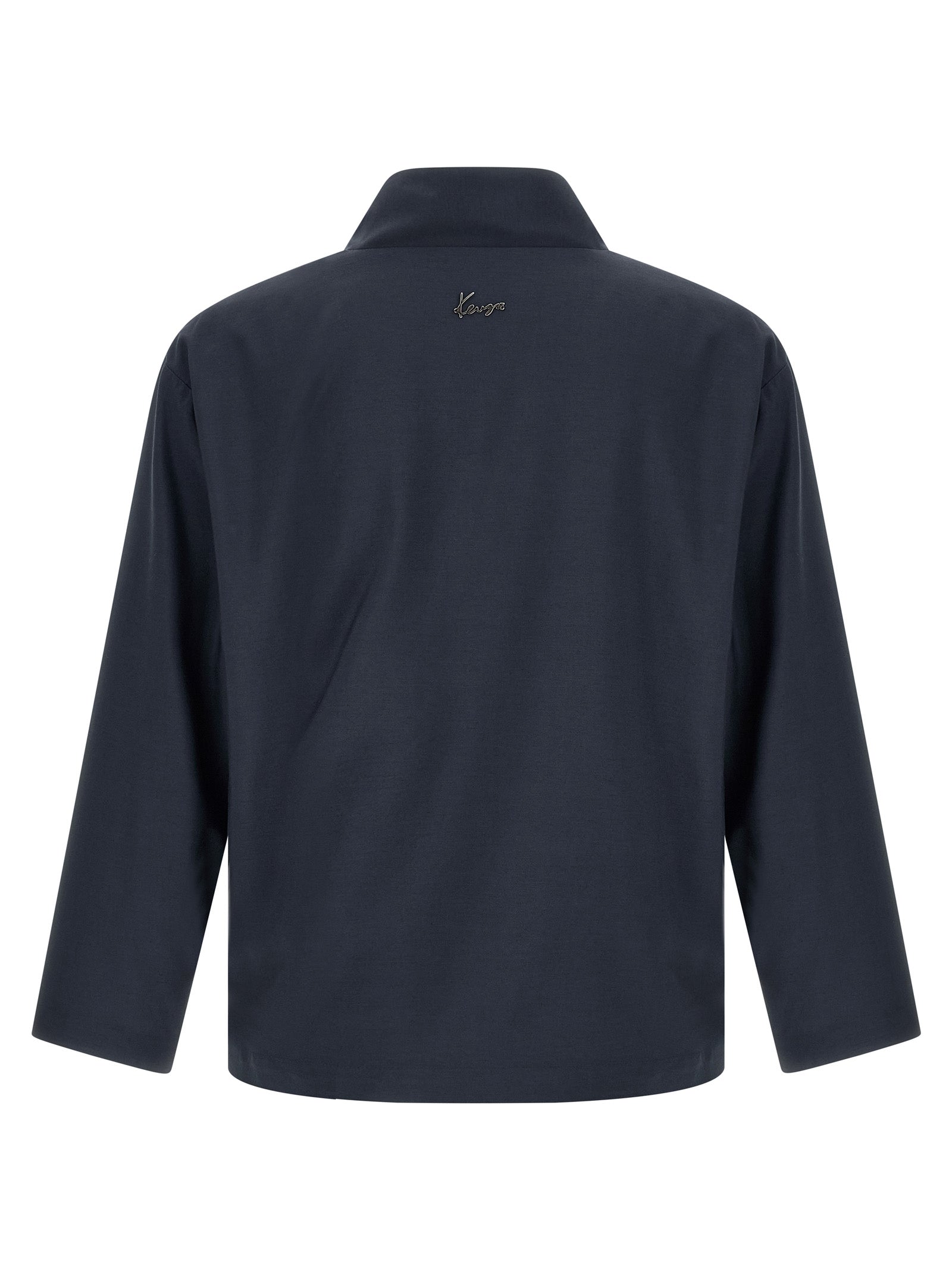 Kenzo Blauer Viskose-Blazer