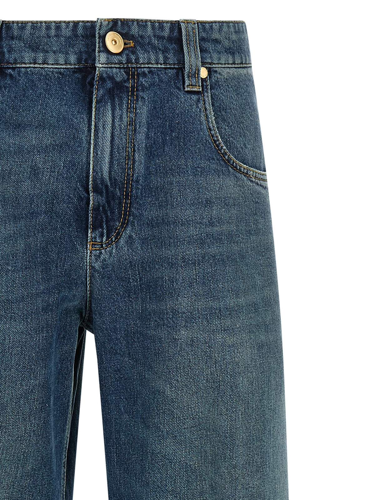 Brunello Cucinelli Blaue Baumwolljeans Denim