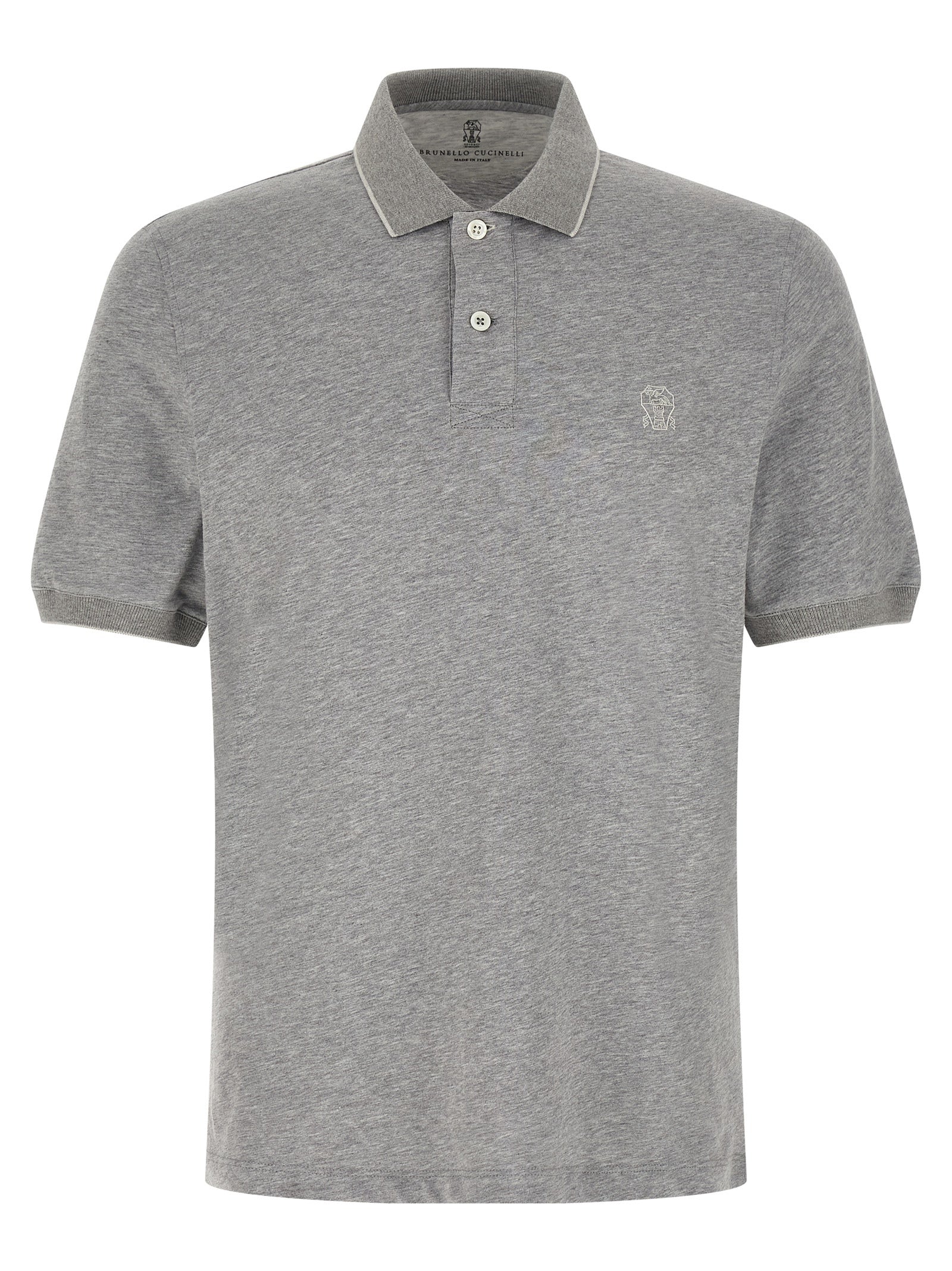 Brunello Cucinelli Graues Baumwoll-Sweatshirt