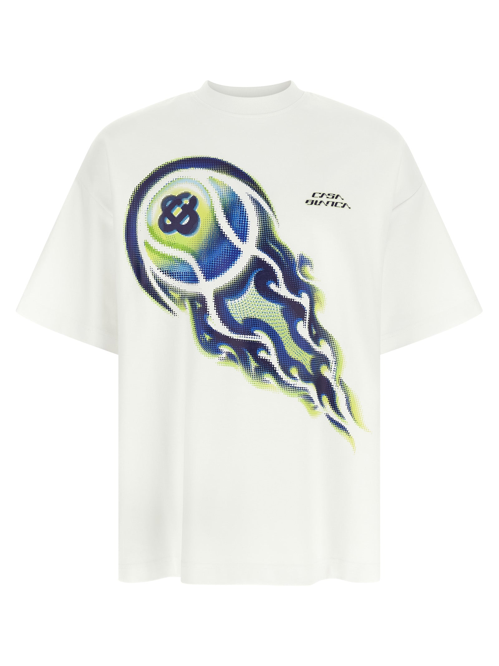 Casablanca Weißes Baumwoll-T-Shirt