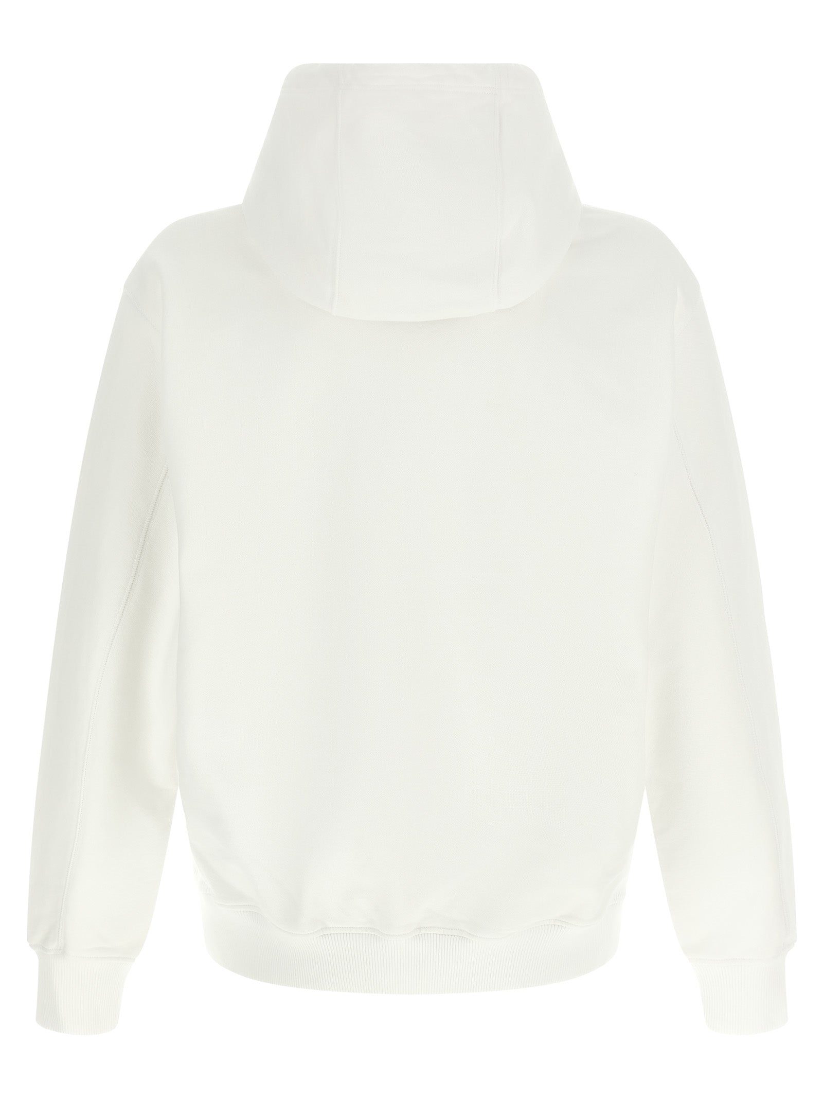 Casablanca Weißer Pullover aus Bio-Baumwolle