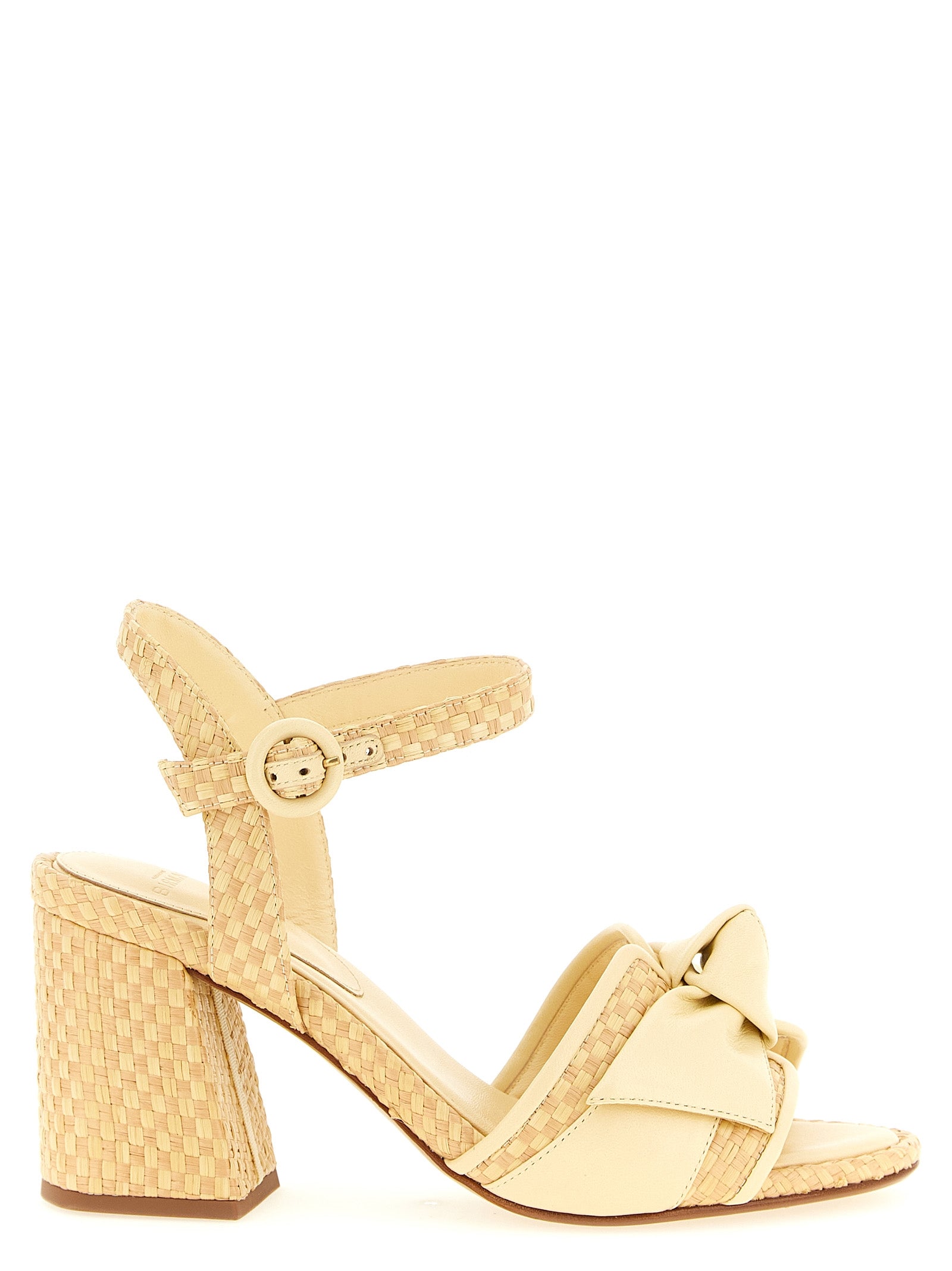 Alexandre Birman Zweifarbige Plateau-Sandalen aus Rindsleder