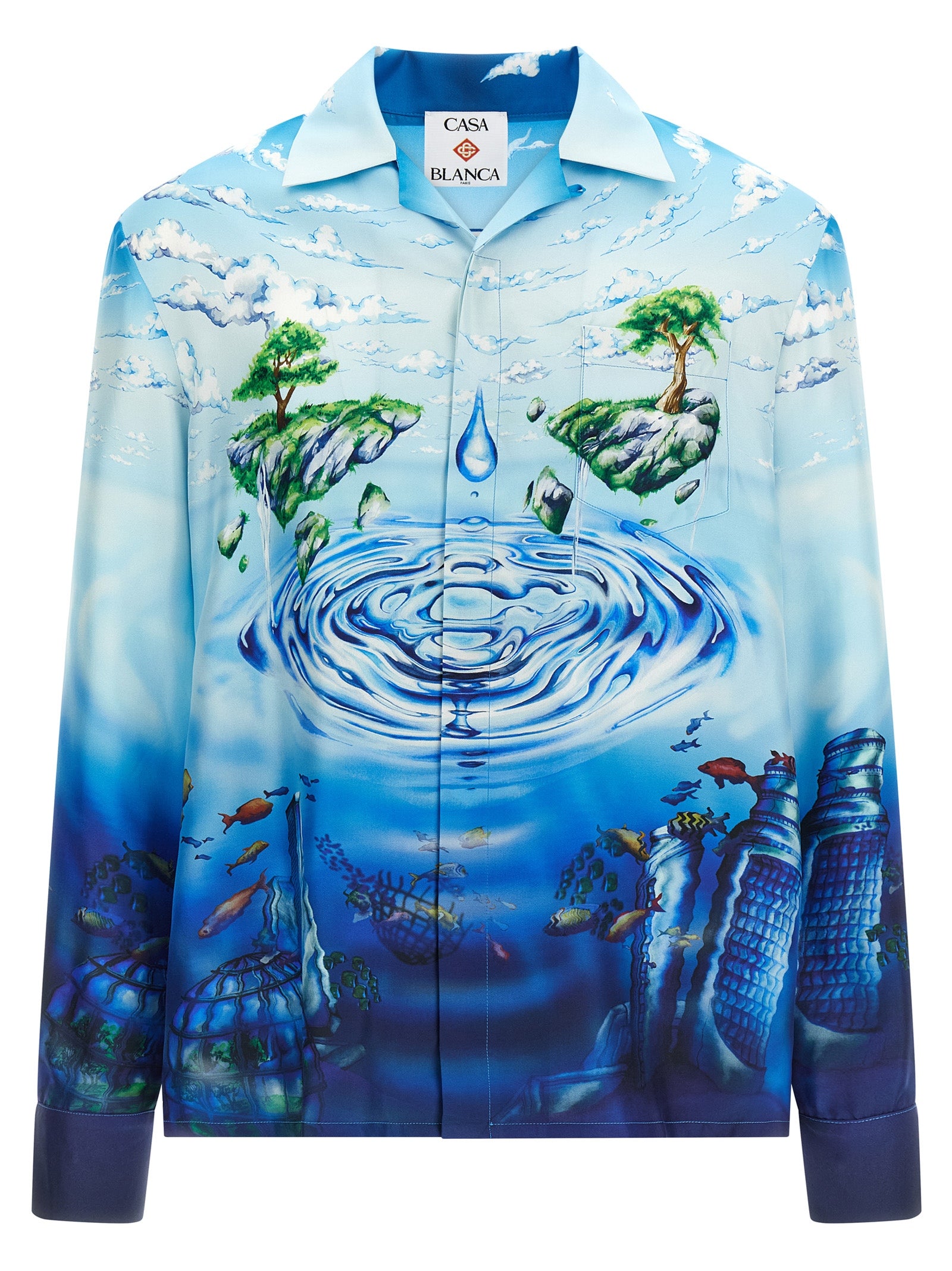 Casablanca Mehrfarbige Seidenbluse