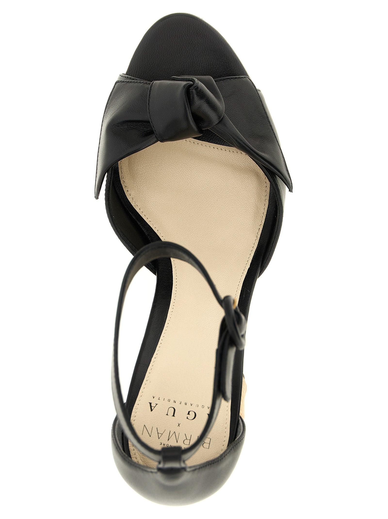 Alexandre Birman Schwarze Rindsleder-Stiletto-Sandalen