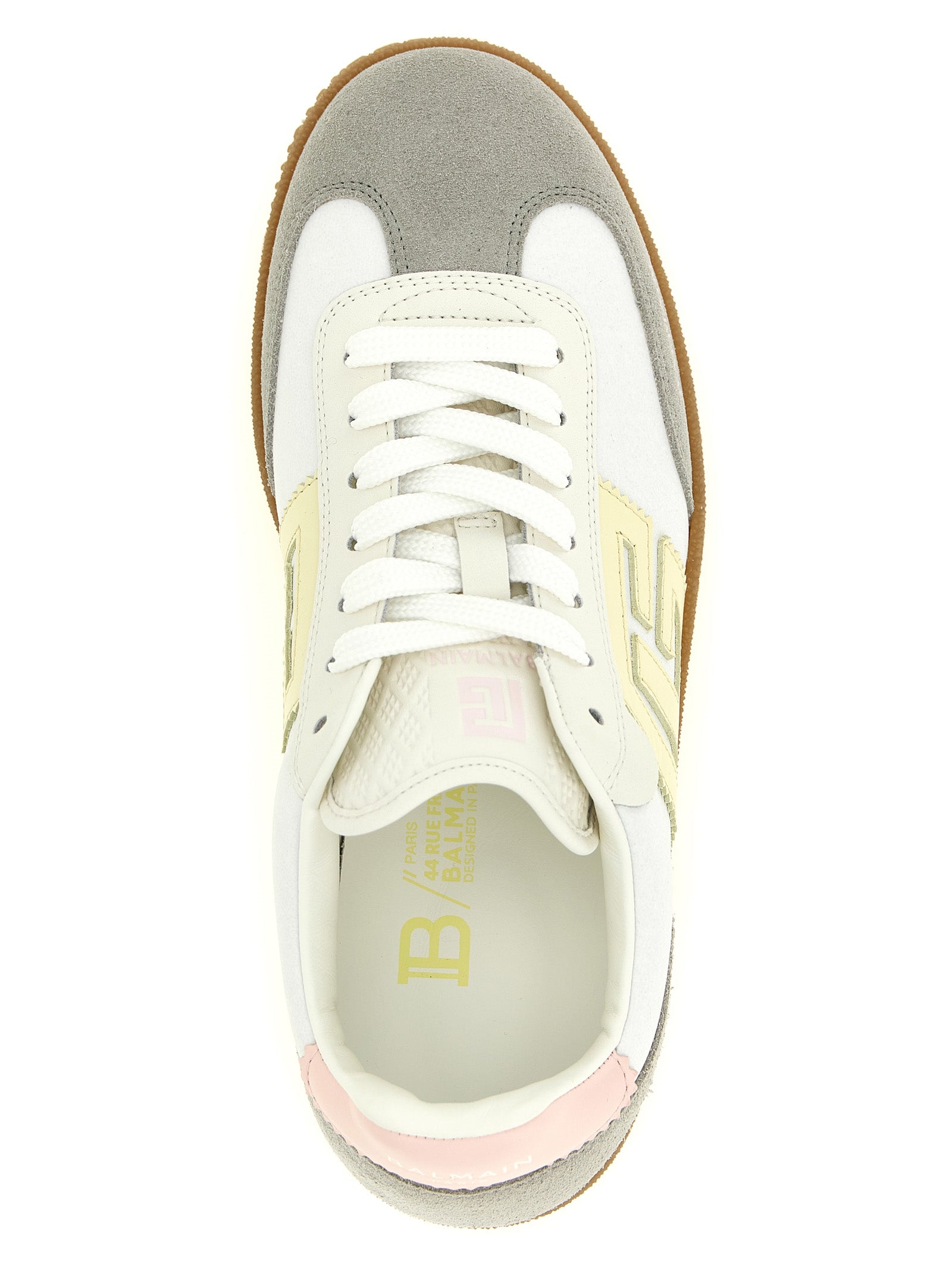 Balmain Bunte Sneaker aus Polyamid mit niedrigem Schaft