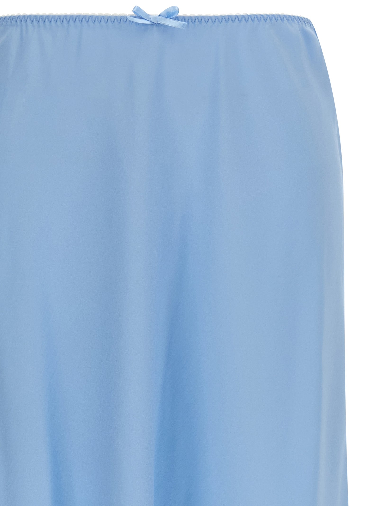 Moschino Blaue Midi-Rock aus Acetat