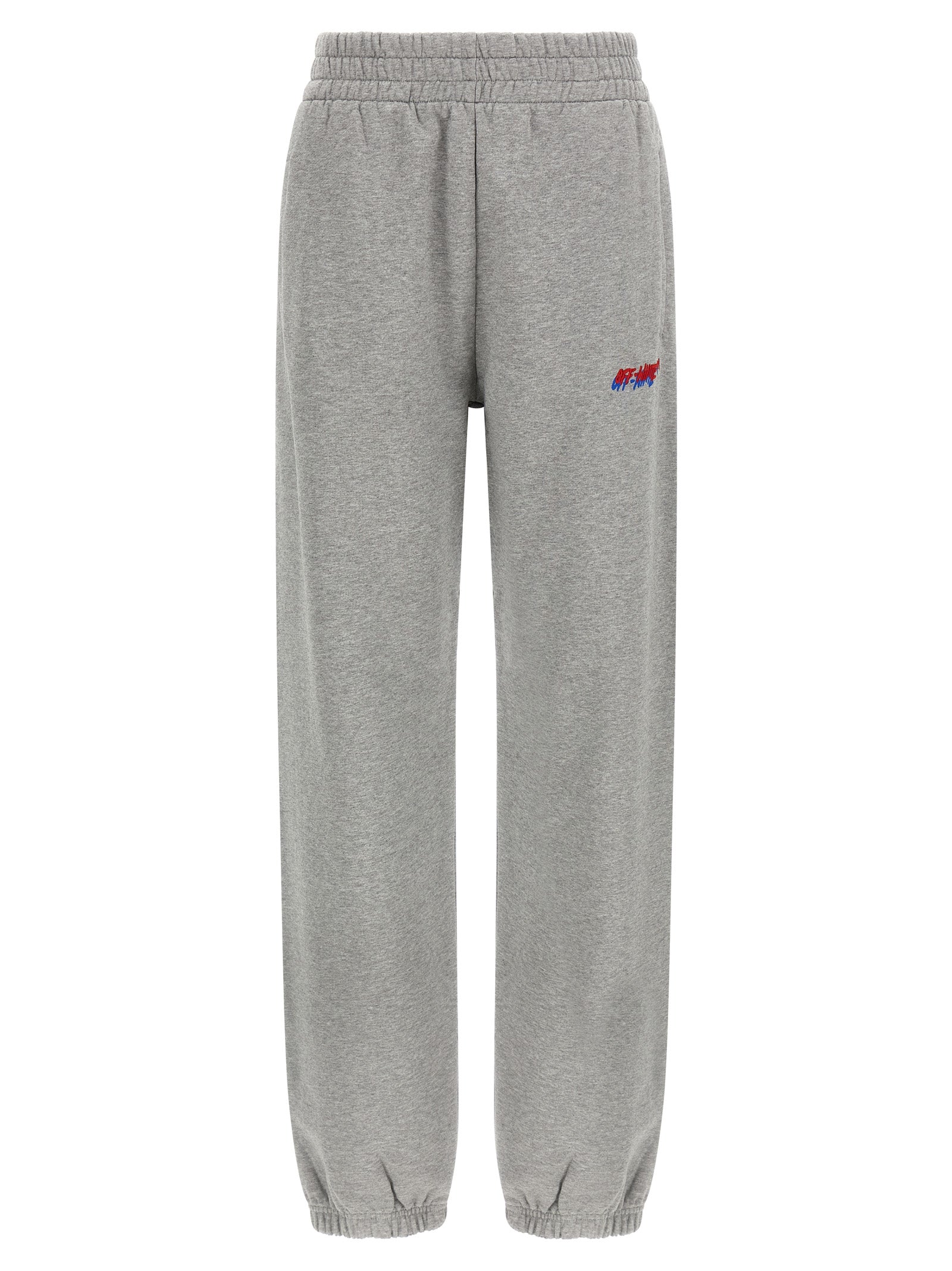 Off-White Graue Baumwoll-Jogginghose (Sporthose)