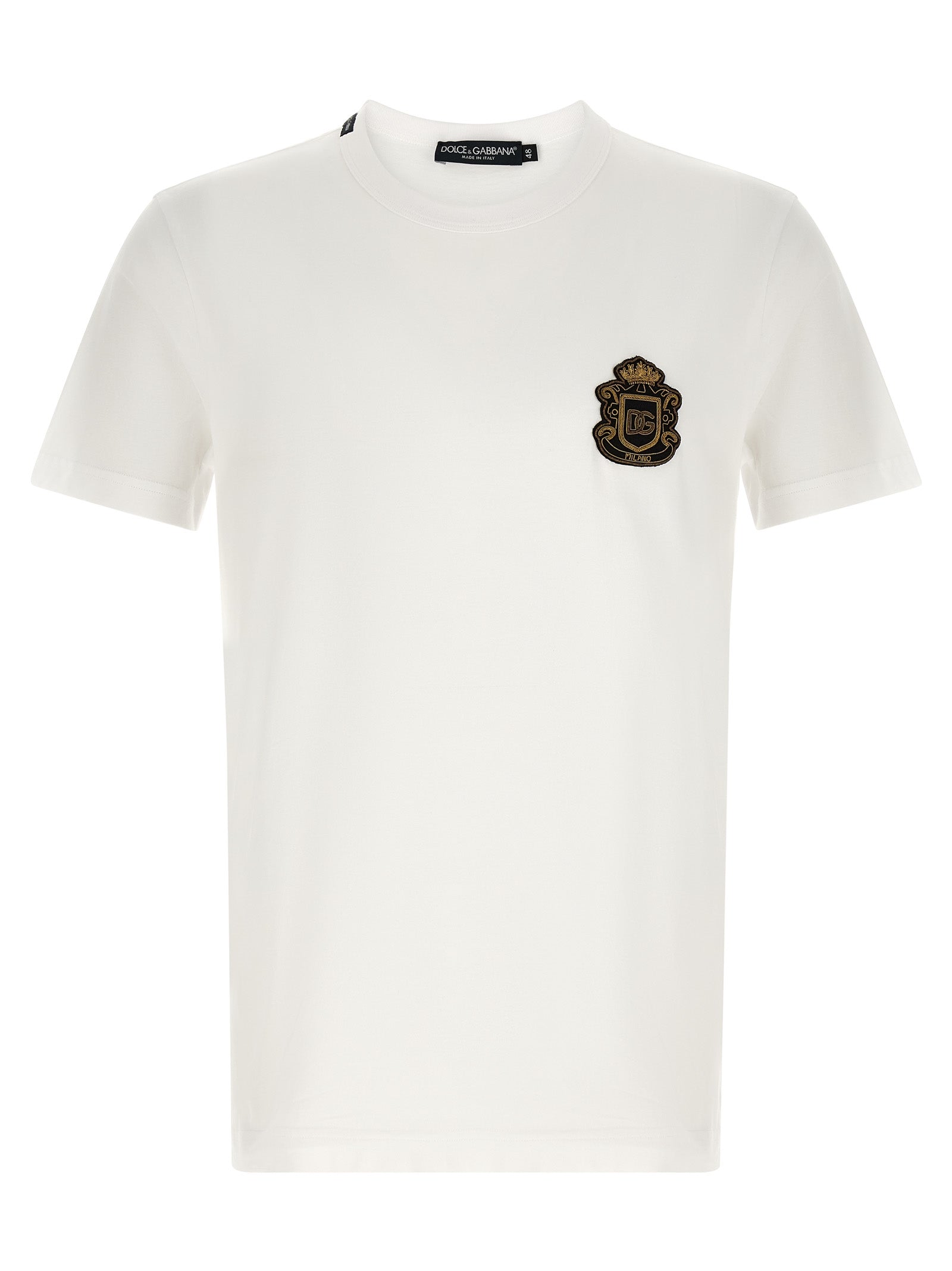 Dolce & Gabbana Weißes Baumwoll-T-Shirt