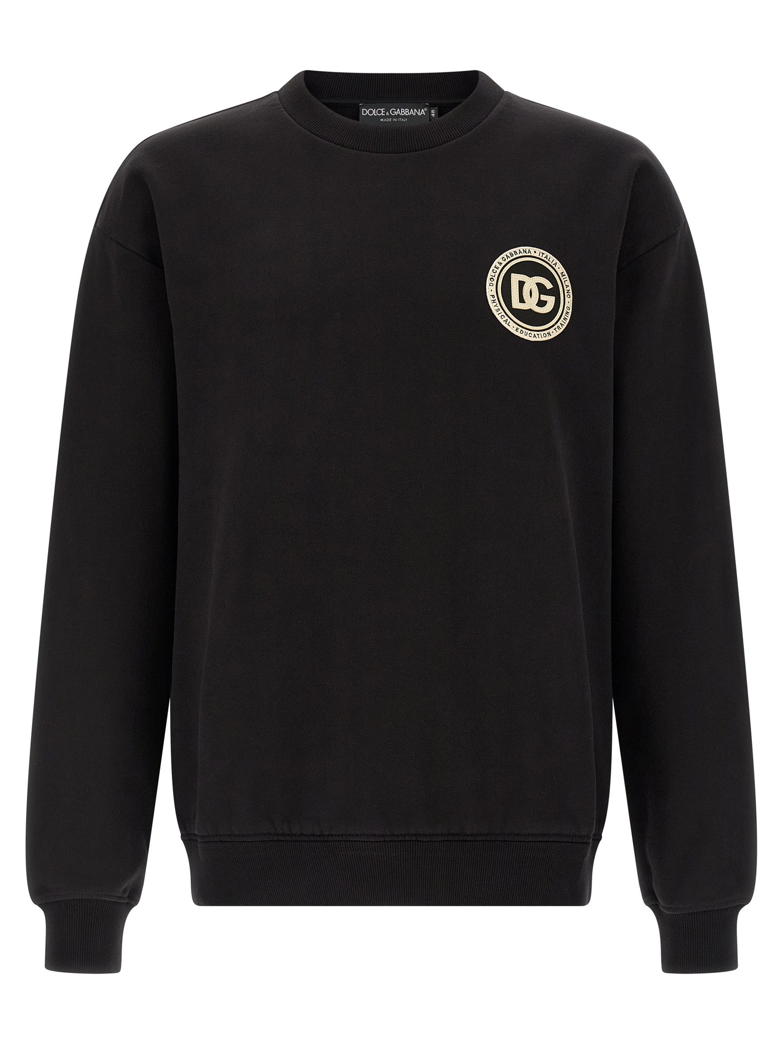 Dolce & Gabbana Schwarzer Baumwoll-Sweatshirt